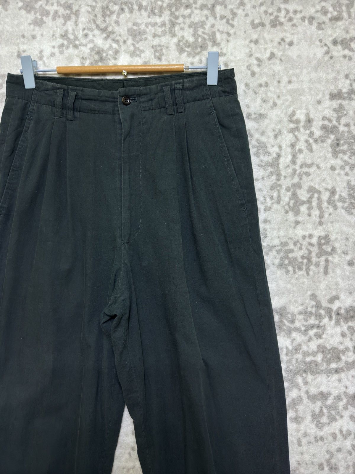 Comme des Garcons Homme Comme Des Garcon Faded Dark Green Balloon Pants Size US 30 / EU 46 - 5 Thumbnail