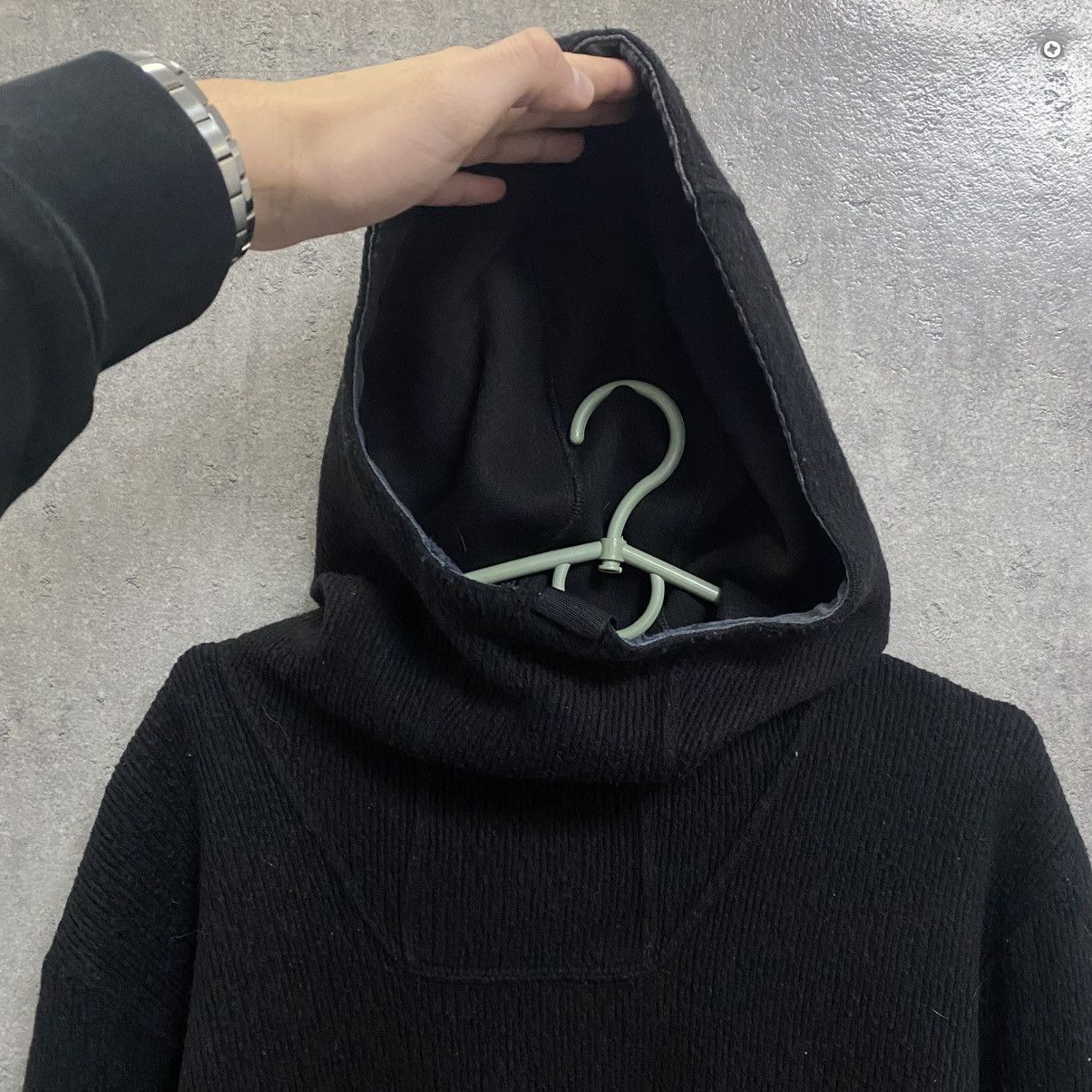 Stone Island Vintage 90s Stone Island Wool Hoodie Sweater Y2k Size US L / EU 52-54 / 3 - 6 Thumbnail