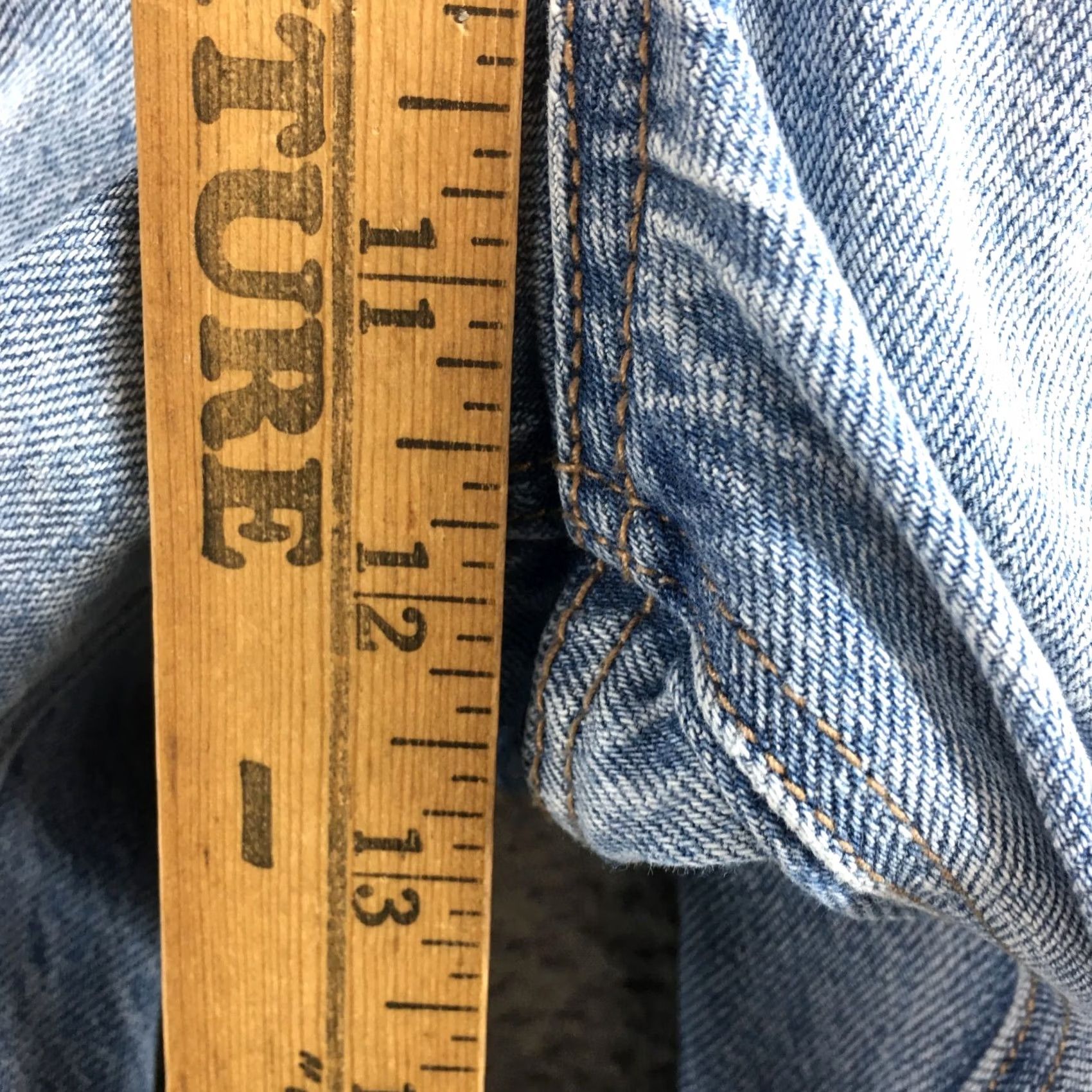 American Eagle Outfitters American Eagle Outfitters Straight Jeans Womens 4S Blue Denim Regular 28x26.5 Jeans Mens? No Size 27" / US 4 / IT 40 - 7 Thumbnail