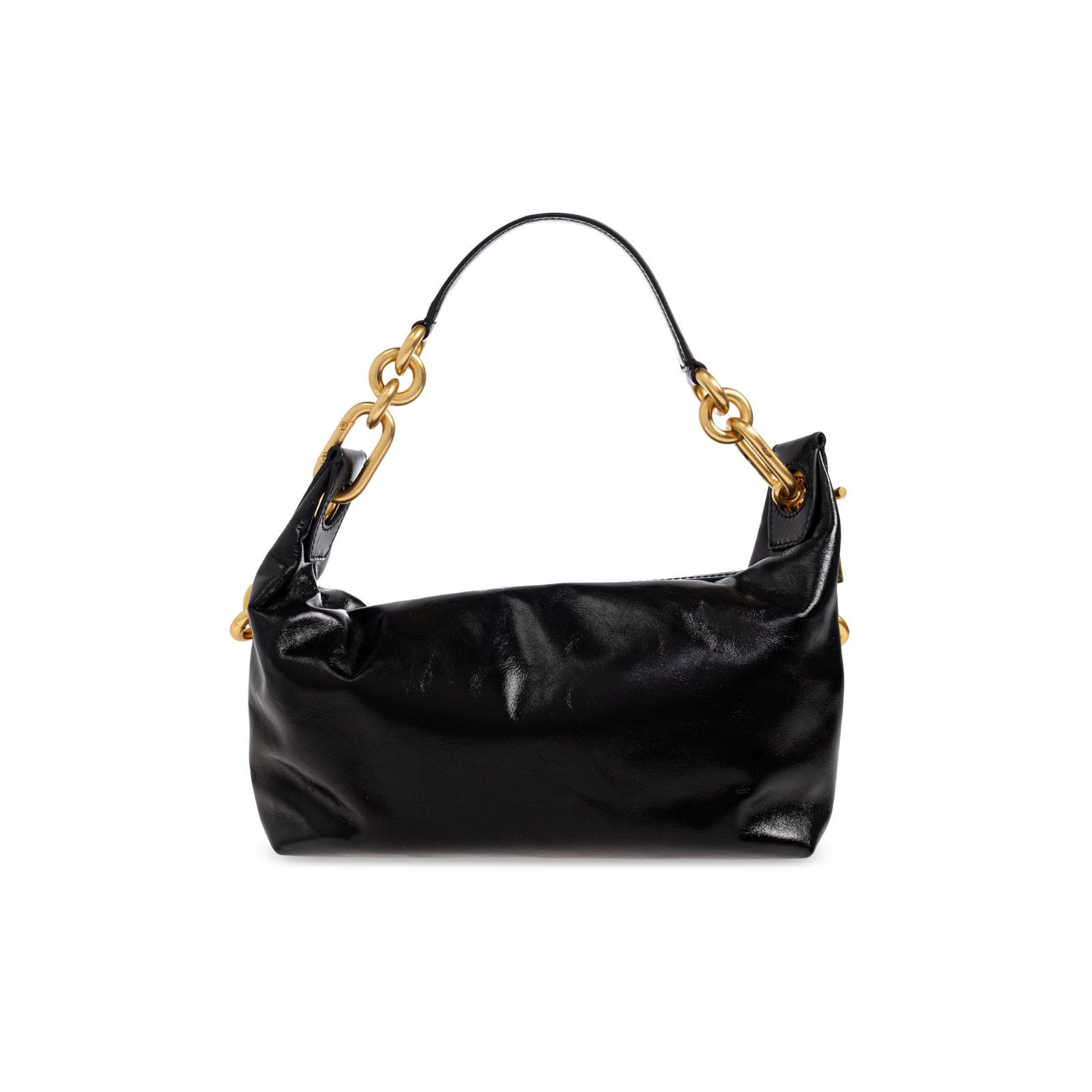 Balmain BALMAIN Sync Medium Black Leather Top Handle Bag New & Authe Size ONE SIZE - 2 Thumbnail