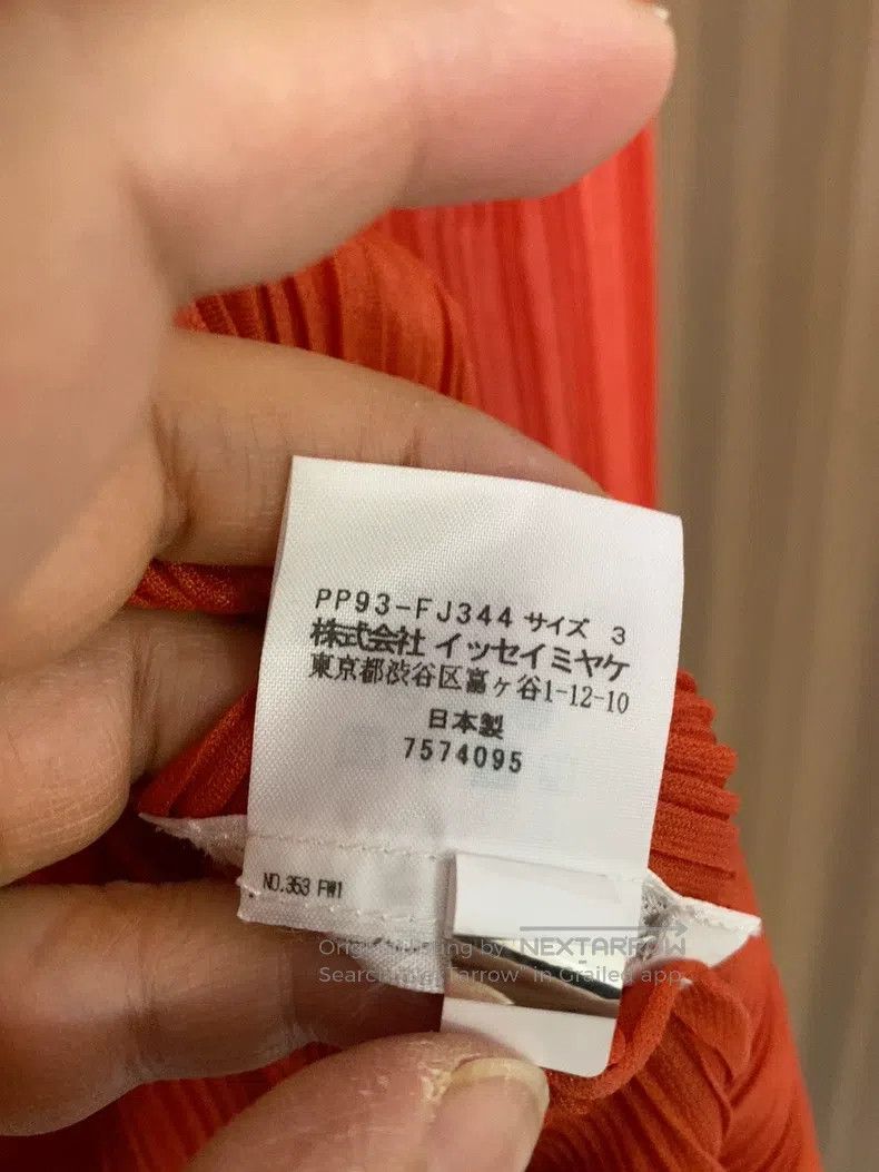 Issey Miyake Issey Miyake Orange-Red Top Size L / US 10 / IT 46 - 5 Thumbnail