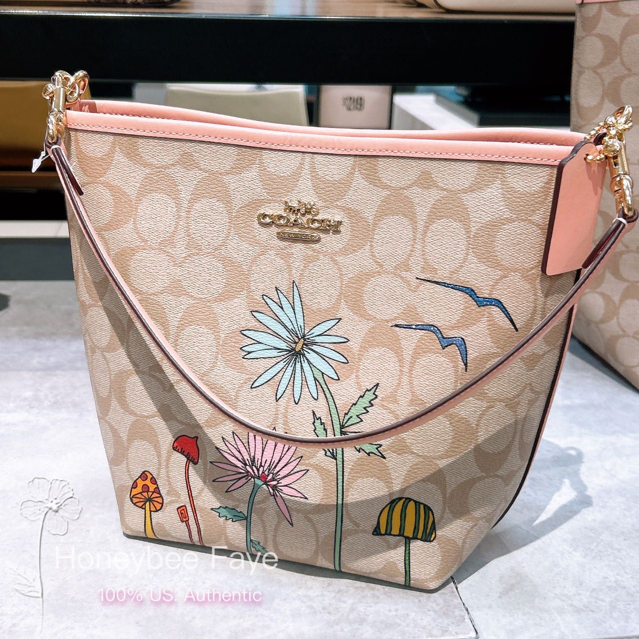 Coach Observed By Us City Bucket Bag In Signature Canvas Size ONE SIZE - 1 Thumbnail