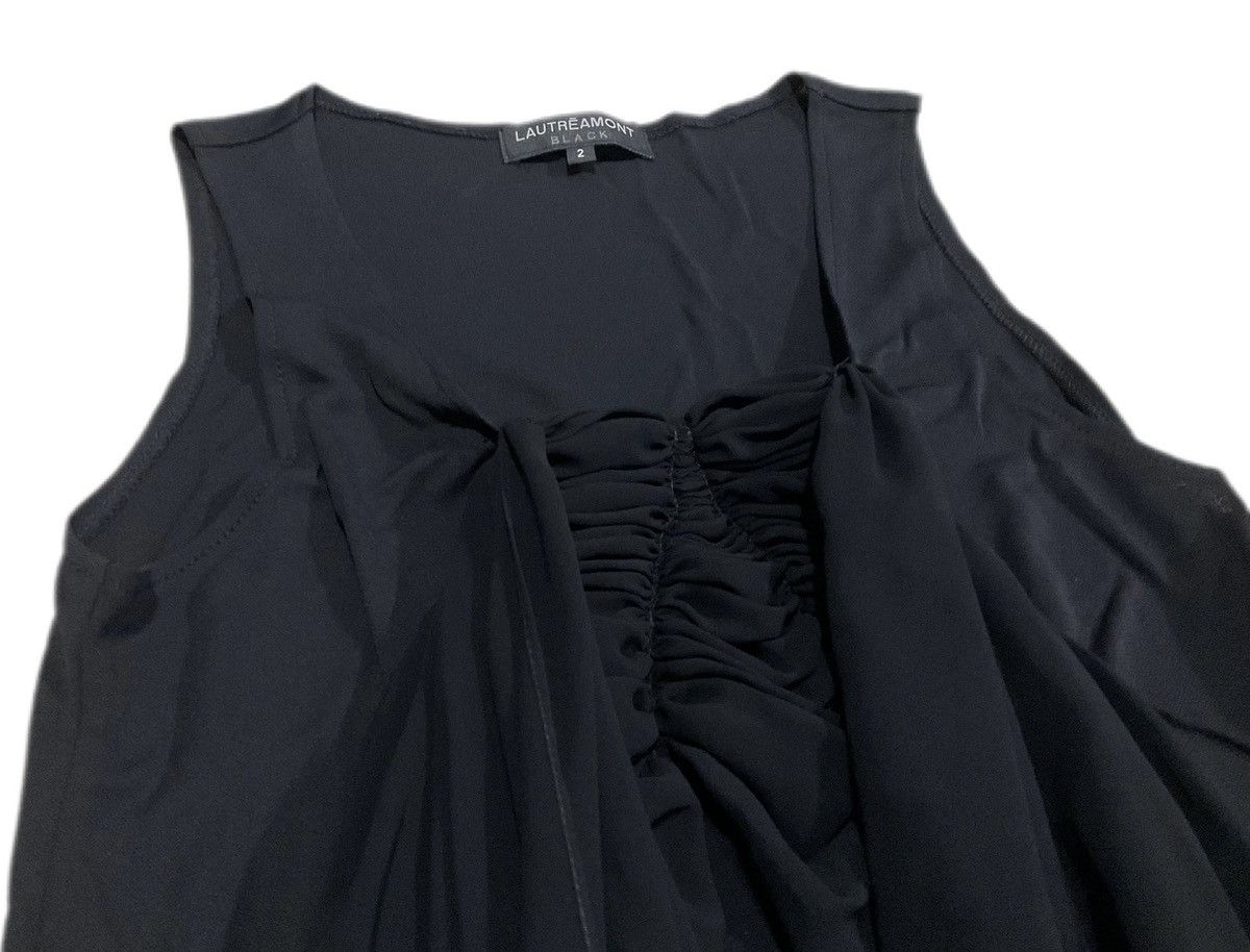 Designer × Japanese Brand 🔥Y2K Lautreamont Double Layer Ruffled Asymmetric Dress Size S / US 4 / IT 40 - 5 Thumbnail