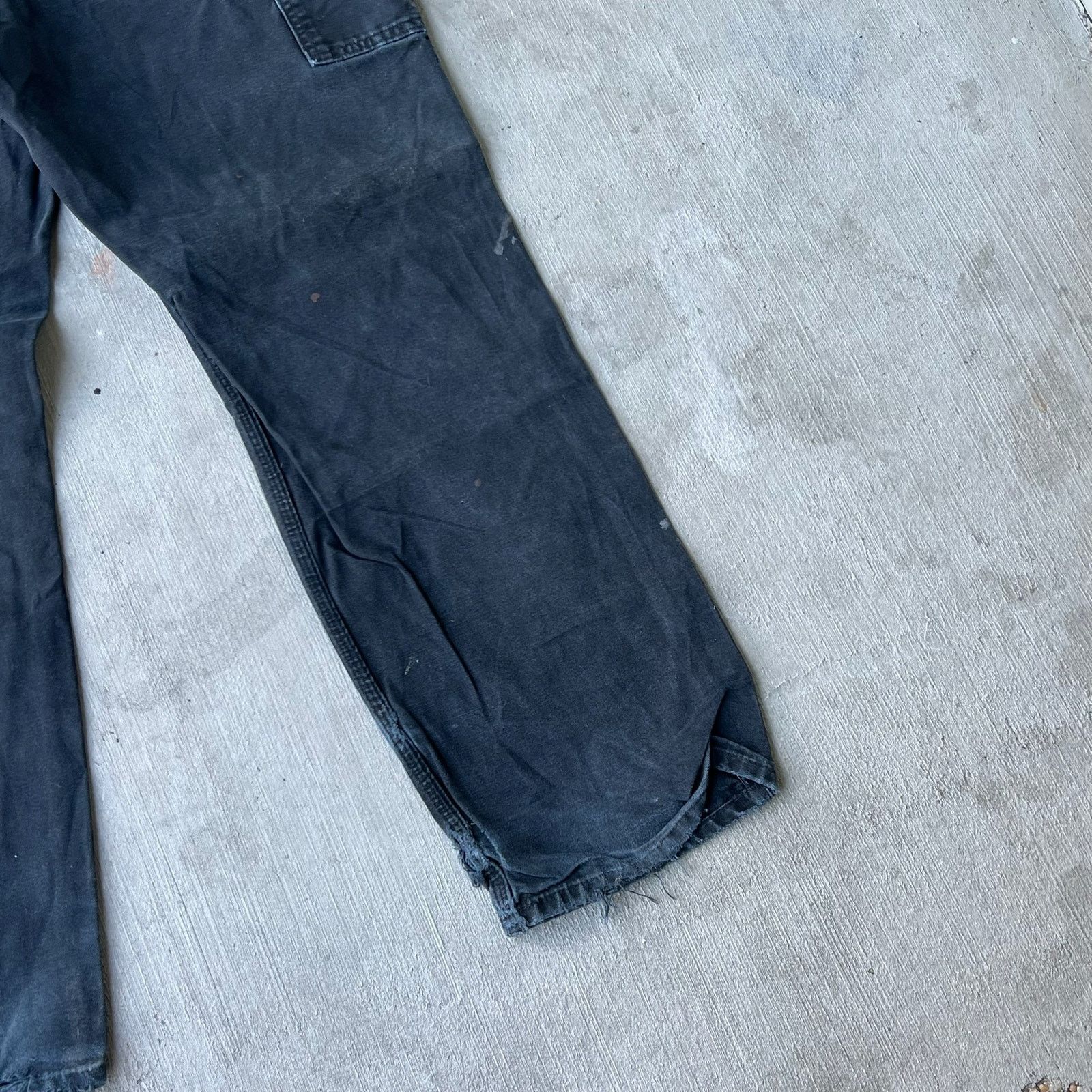 Carhartt × Vintage Carhartt faded black work wear carpenter pants Size US 36 / EU 52 - 14 Thumbnail
