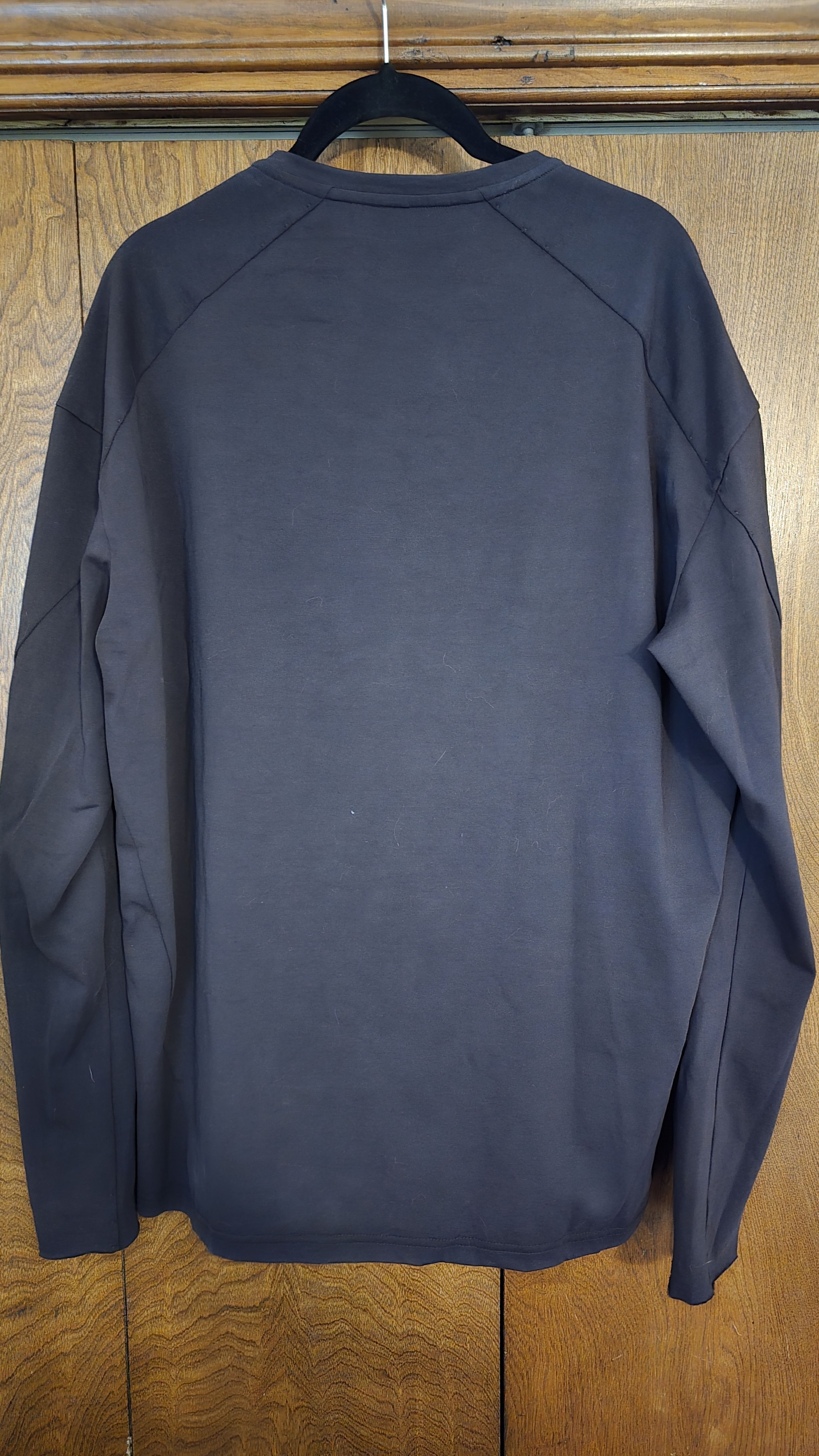 Devoa Grey brown cotton longsleeve, size 2 (S/M) Size US M / EU 48-50 / 2 - 3 Thumbnail