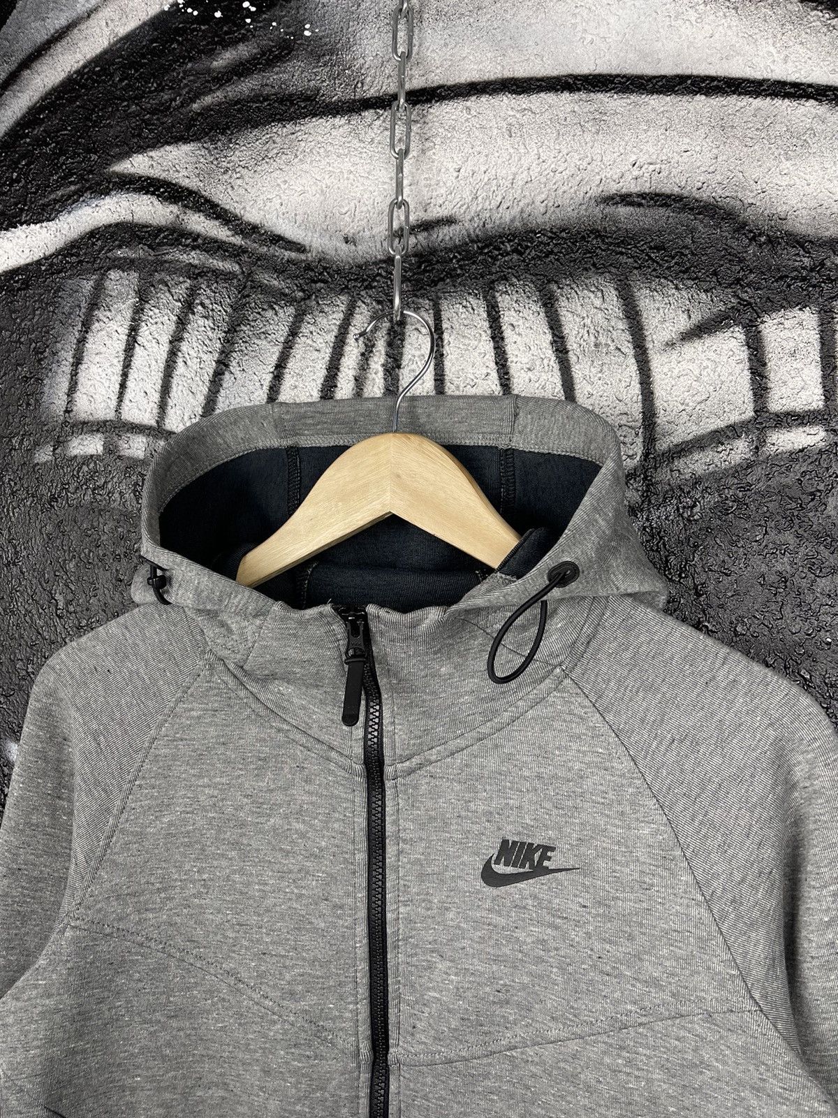 Nike Nike Sportswear Tech Fleece Grey Windrunner Full Zip Hoodie Women’s Size Medium Size M / US 6-8 / IT 42-44 - 4 Thumbnail