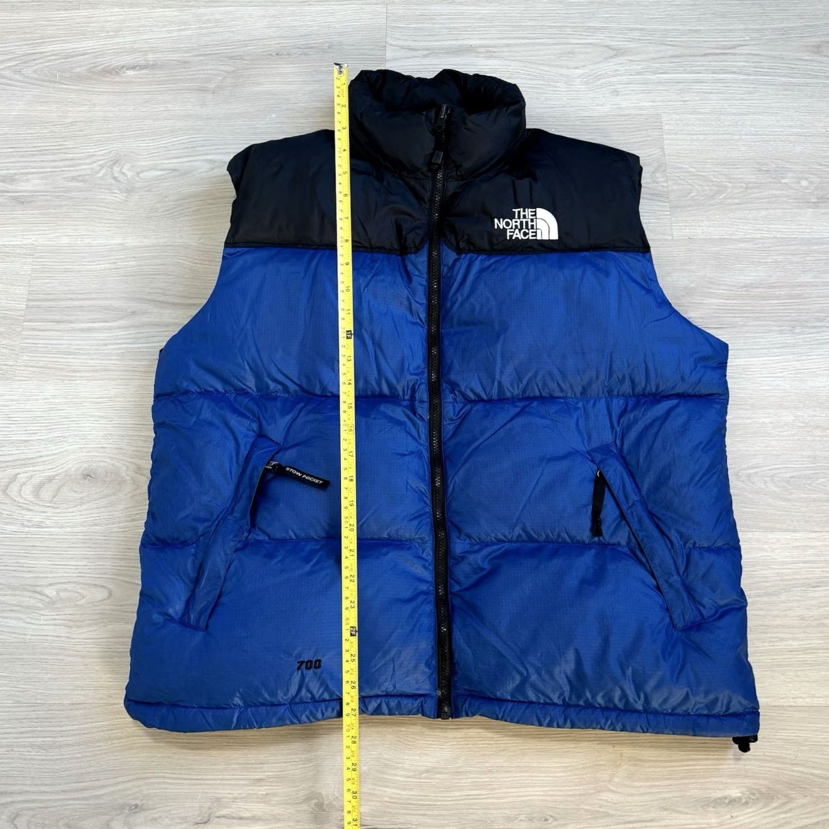 The North Face VINTAGE The North Face Nuptse 700 Down Vest XL Blue 90s Puffer Men Mens Size US XL / EU 56 / 4 - 5 Thumbnail