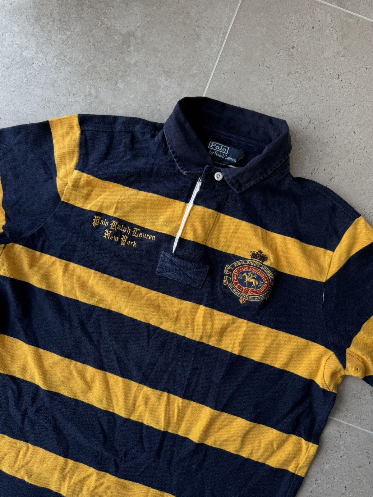 Polo Ralph Lauren Vintage Polo Ralph Lauren New York Polo Shirt Size US XL / EU 56 / 4 - 3 Thumbnail