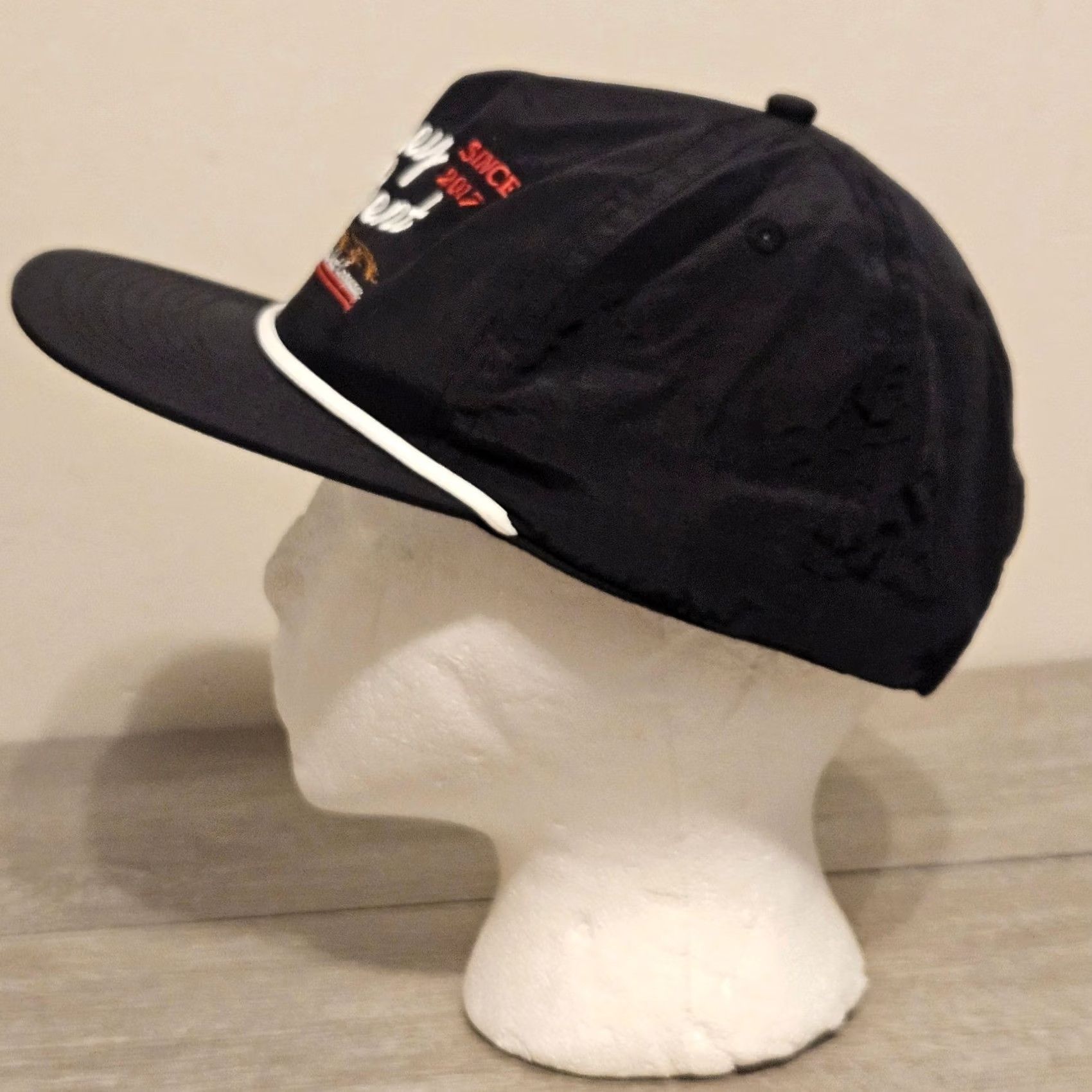 Roper Whiskey Bent Hat Co. Trucker Rope SnapBack Hat Adjustable Black TX 2017 Size ONE SIZE - 3 Thumbnail