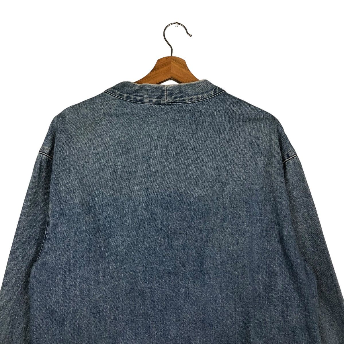 Japanese Brand 🔥VINTAGE KIMONO DENIM JAPAN TRADITIONAL PATCH WORK DESIGN Size US S / EU 44-46 / 1 - 9 Thumbnail