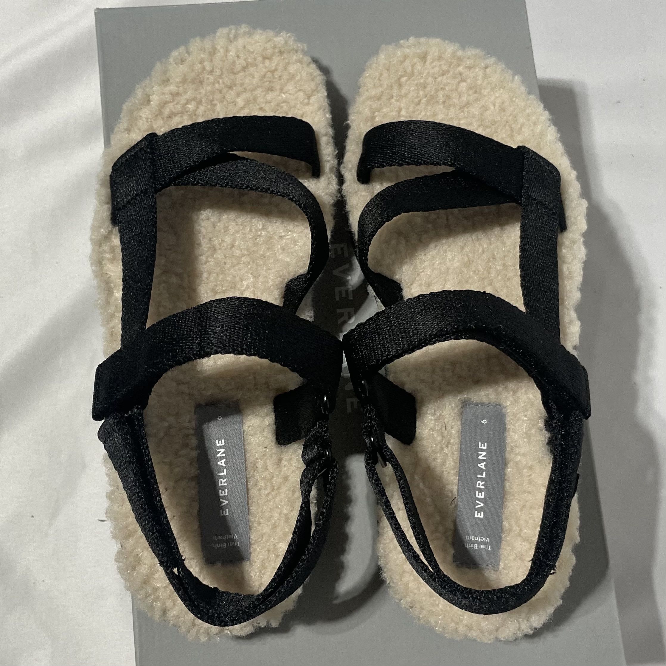 Everlane New Everlane The Renew Teddy Fleece Lined Sport Sandals Size US 6 / IT 36 - 10 Thumbnail