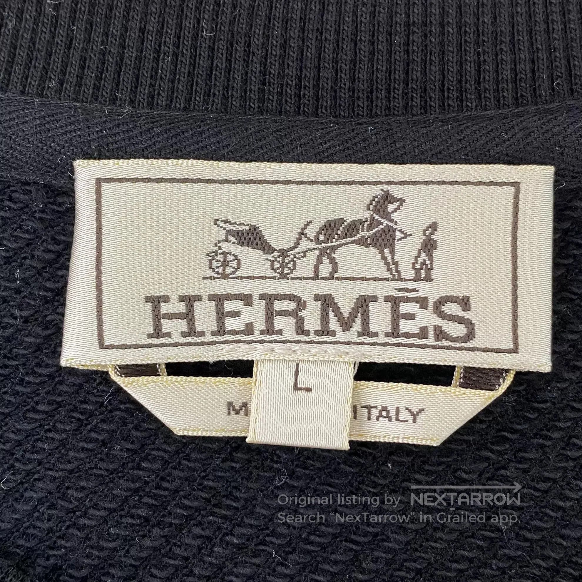 Hermes Hermes Black Sweatshirt L Size. Size US L / EU 52-54 / 3 - 7 Thumbnail