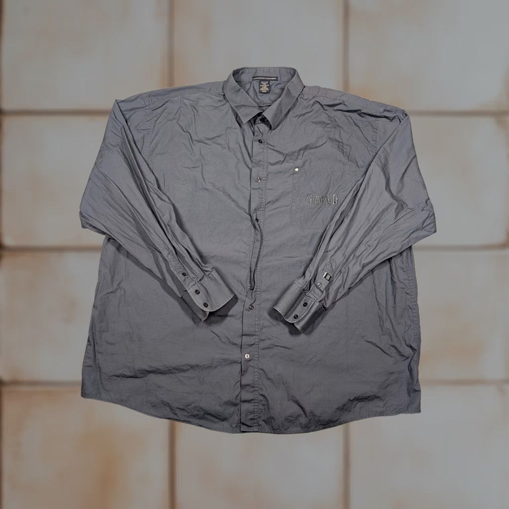 Vintage Girbaud Shirt Mens 4XL Button Down Long Sleeve Pocket Casual Top Size US XXL / EU 58 / 5 - 1 Thumbnail