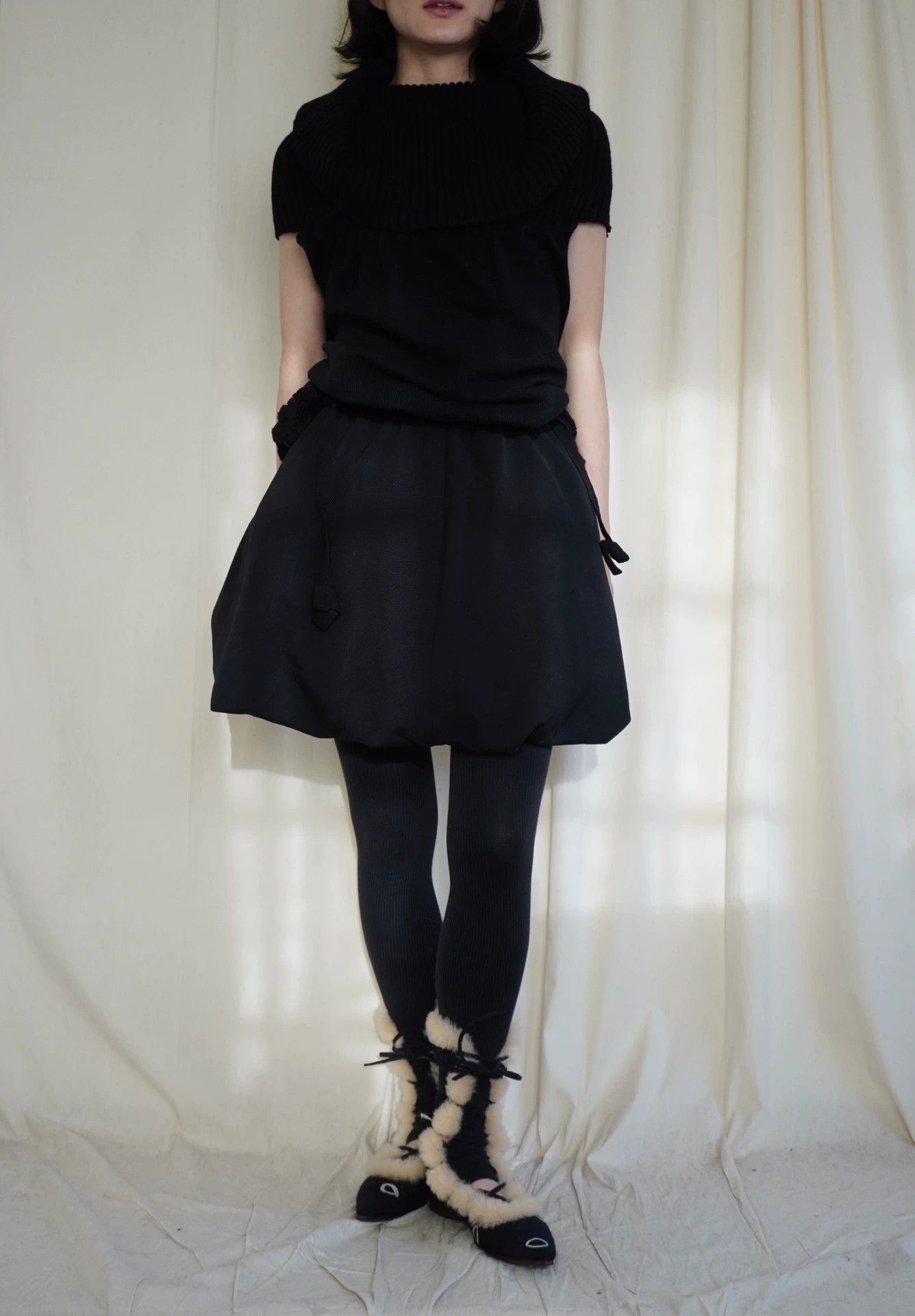 Yohji Yamamoto Yohji Yamamoto 1990AW Padded Short Bubble Skirt 9/10 XS Size 25" / US 0 / IT 36 - 3 Thumbnail