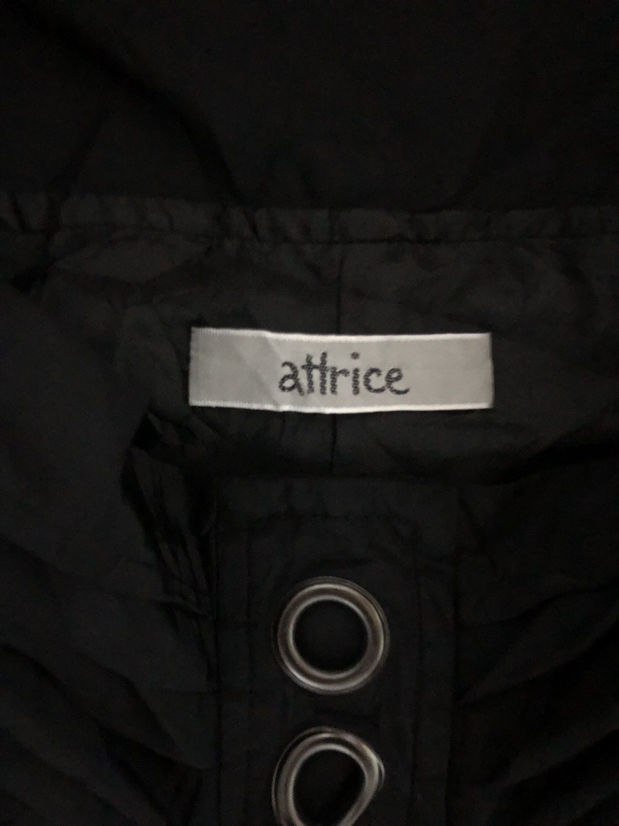 Japanese Brand In Love 2000s BLACK Hooded A- line mini dress Size M / US 6-8 / IT 42-44 - 5 Thumbnail