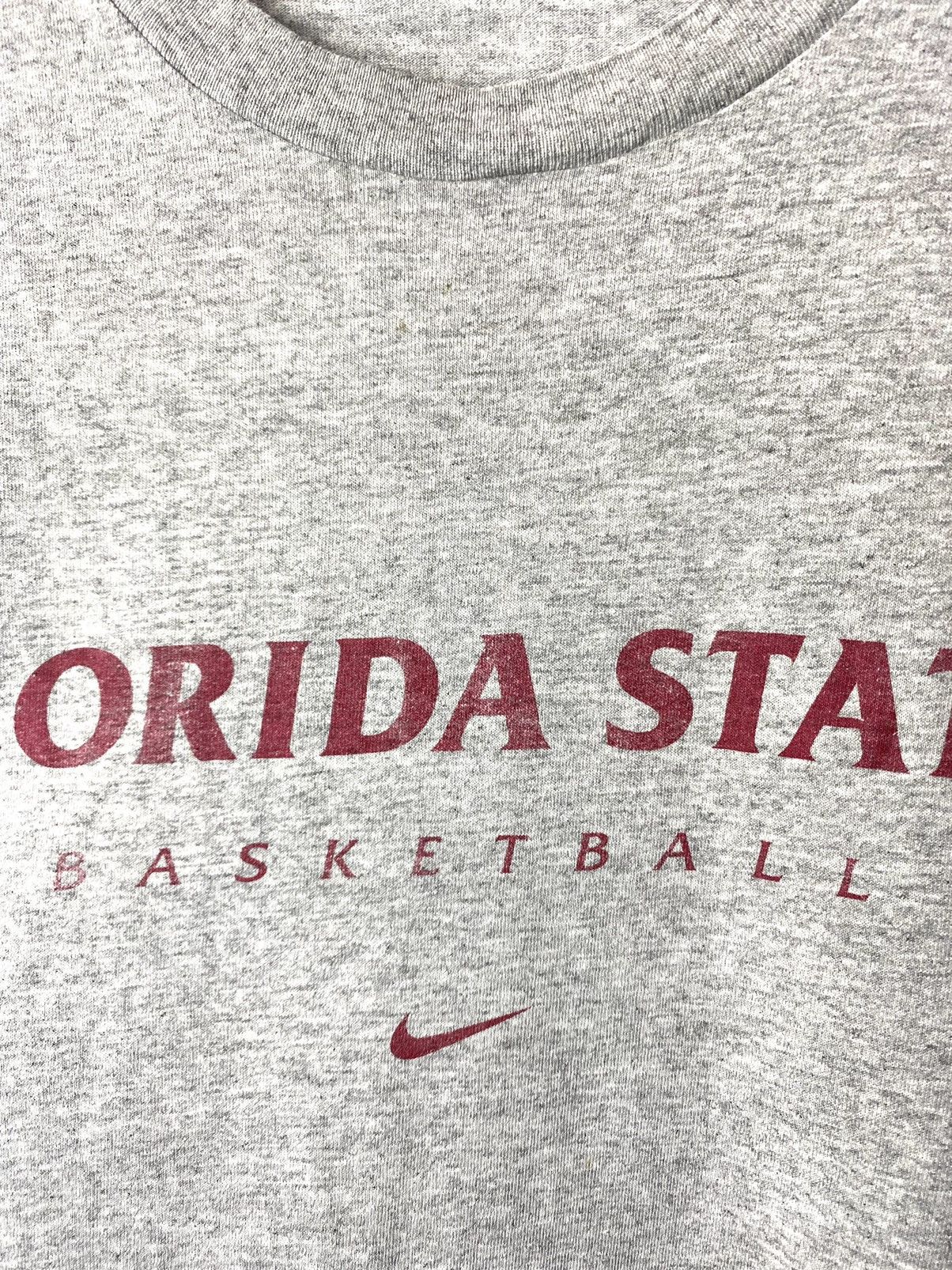 Nike 90’s Vintage Nike Florida State T Shirt Center Logo NBA Size US L / EU 52-54 / 3 - 5 Thumbnail