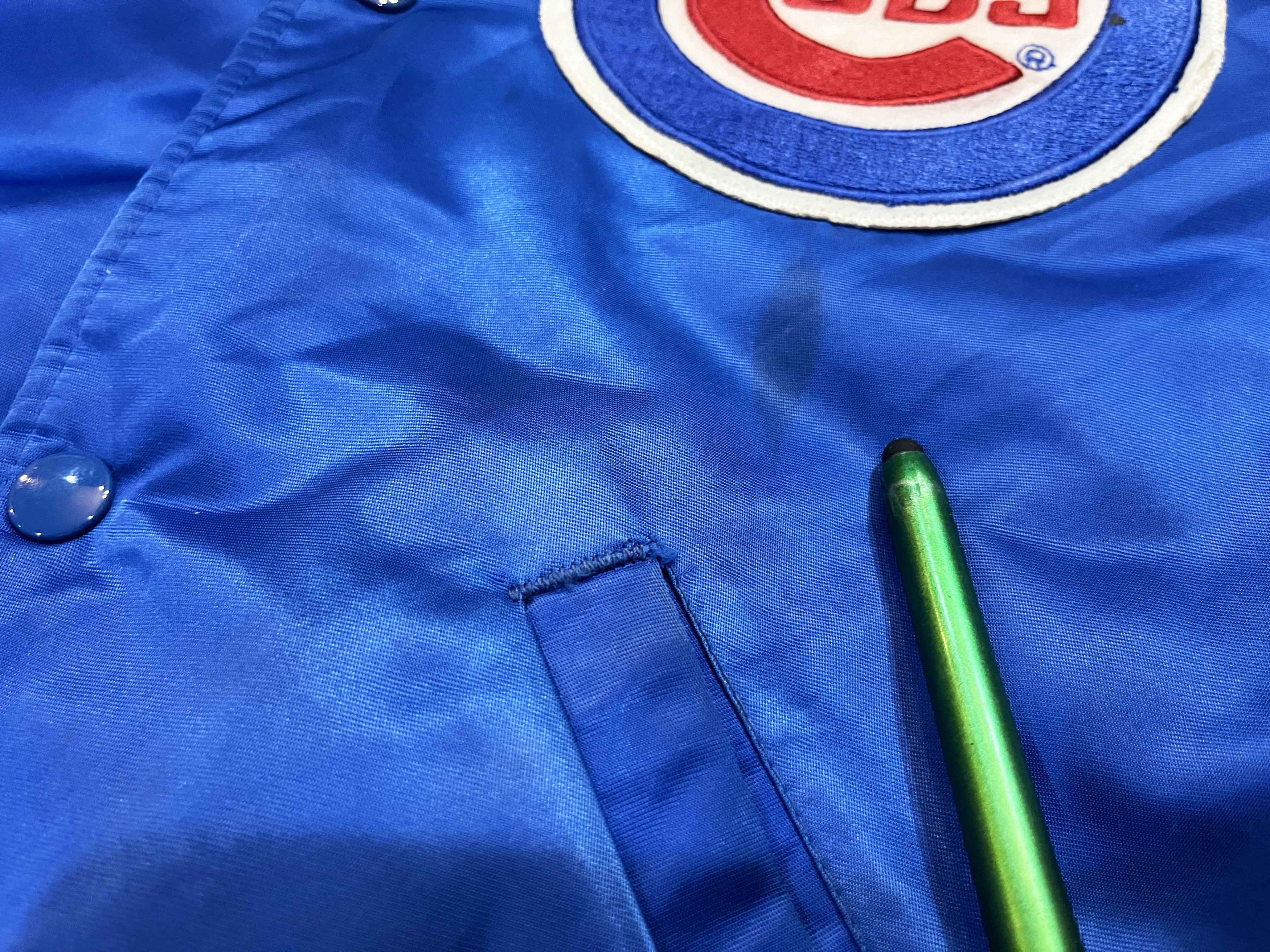 MLB × Starter × Vintage Vintage Starter MLB Chicago Cubs Bomber Satin Jacket Size US M / EU 48-50 / 2 - 11 Thumbnail