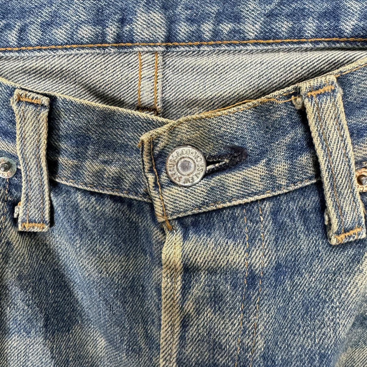 Levi's ☀️80s LEVI’S 501 RINDEN 524 PATCHWORK DENIM JEANS PANTS Size US 34 / EU 50 - 13 Thumbnail
