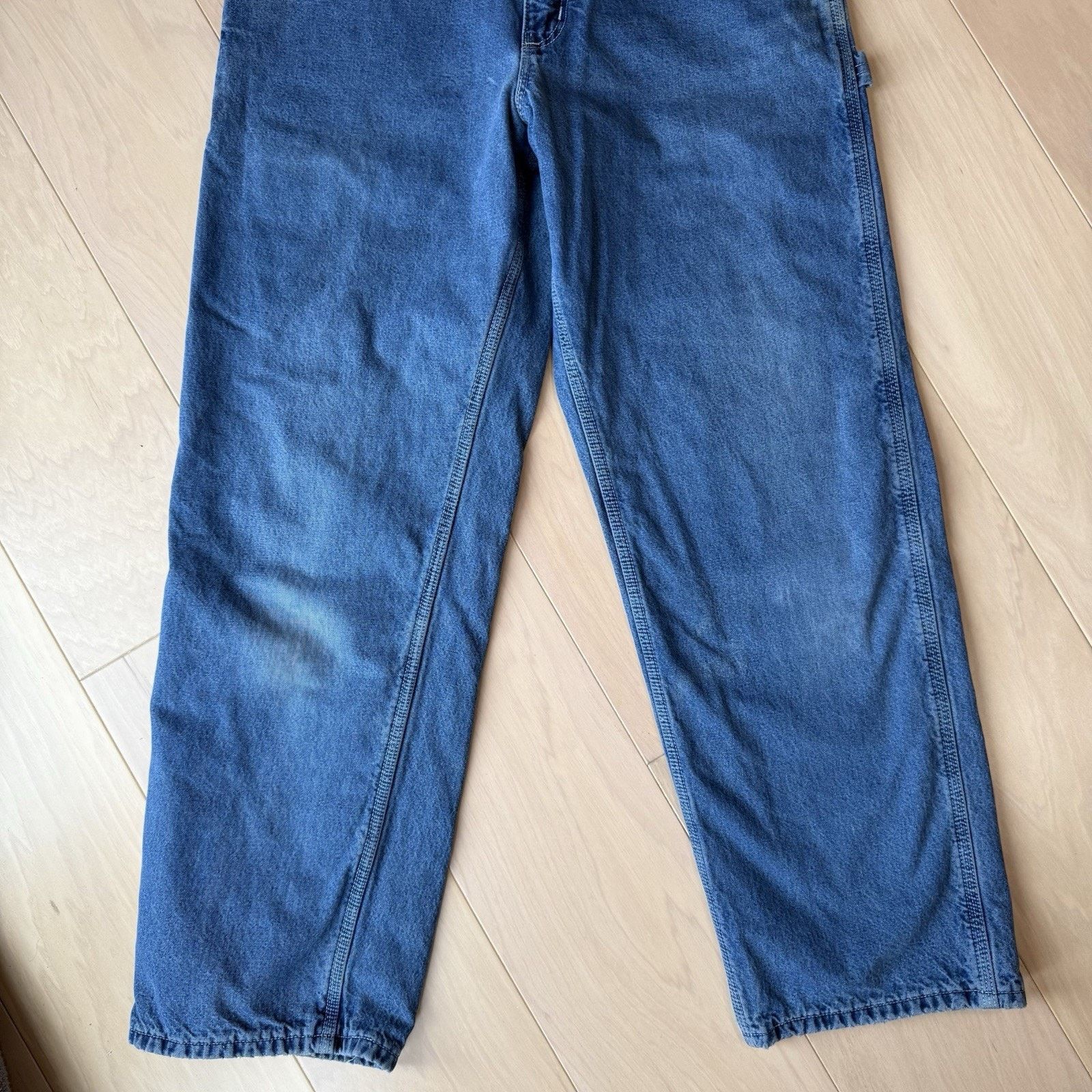 Carhartt × Vintage Carhartt Carpenter Pants 36 Blue Flannel Lined Heavy Denim Size US 36 / EU 52 - 4 Thumbnail
