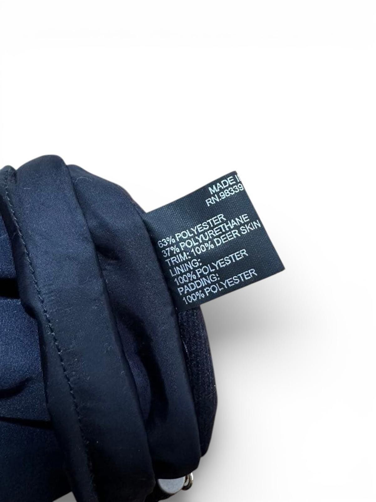 Prada Prada - Navy and Grey Winter Gloves with Red Logo Detail Size ONE SIZE - 6 Thumbnail