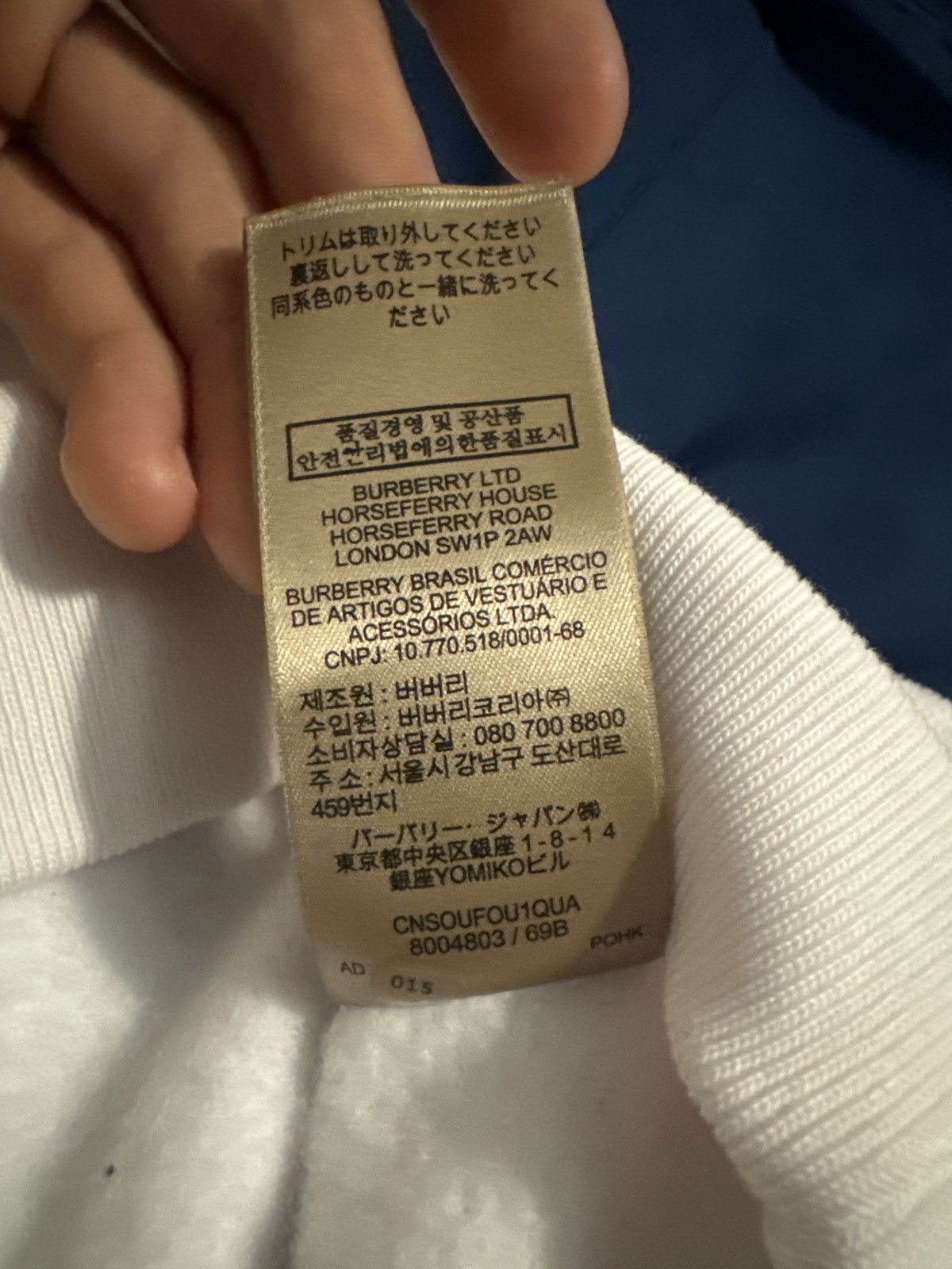 Burberry Burberry of London Embroidered Hoodie Size US M / EU 48-50 / 2 - 11 Thumbnail