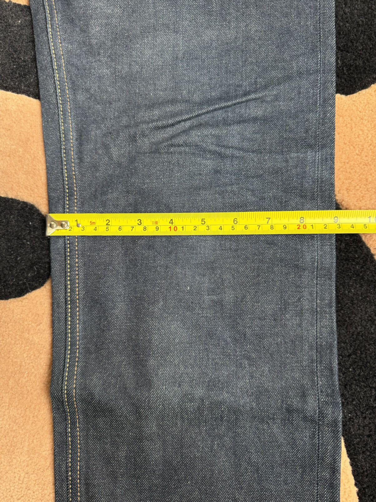 Evisu × Japanese Brand × Vintage evisu embroidery daicock style denim jeans size：29x34 Size US 29 - 12 Thumbnail