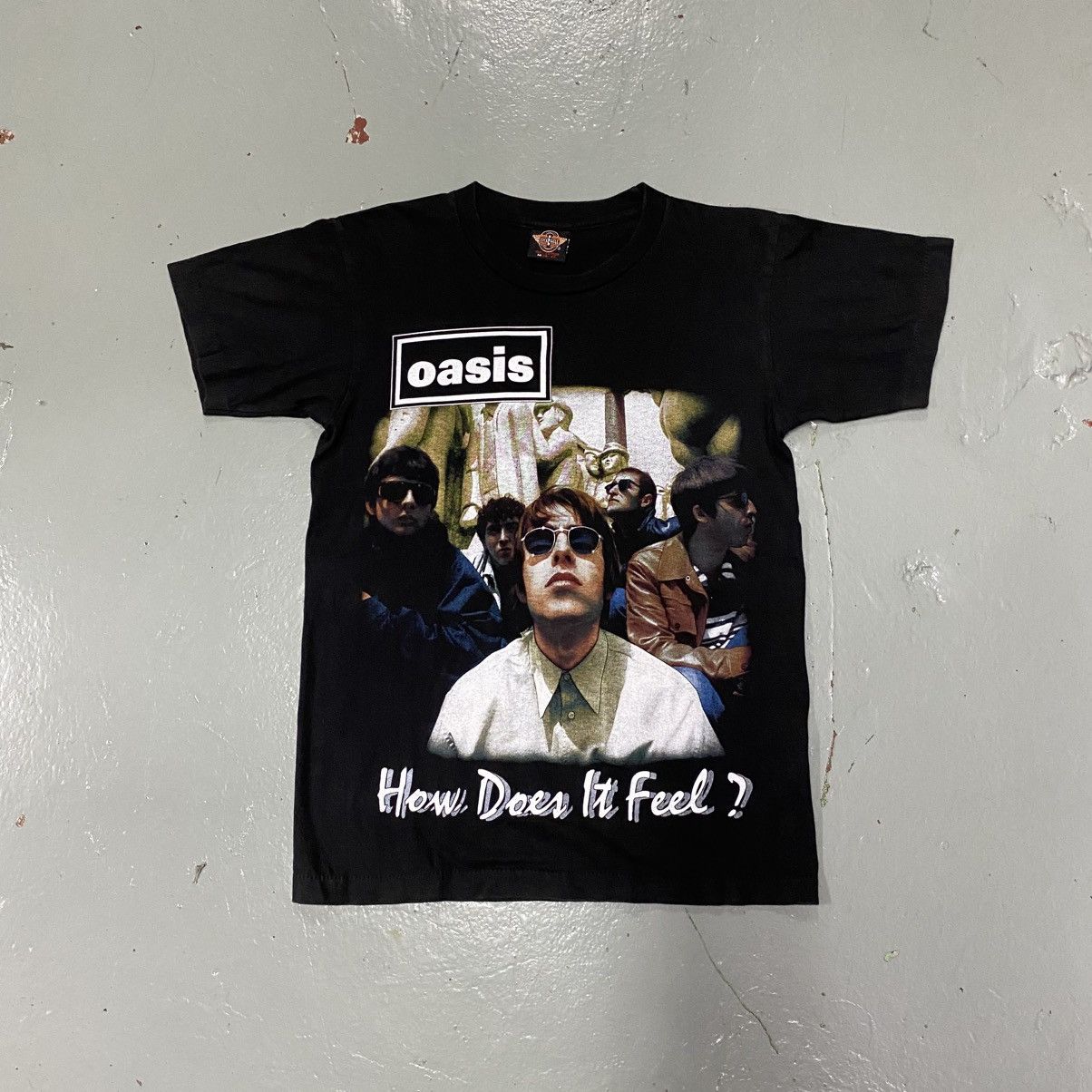 Band Tees × Rap Tees × Vintage Vintage 90s Oasis Rap Tee Britpop Promo Shirt Size US M / EU 48-50 / 2 - 2 Thumbnail