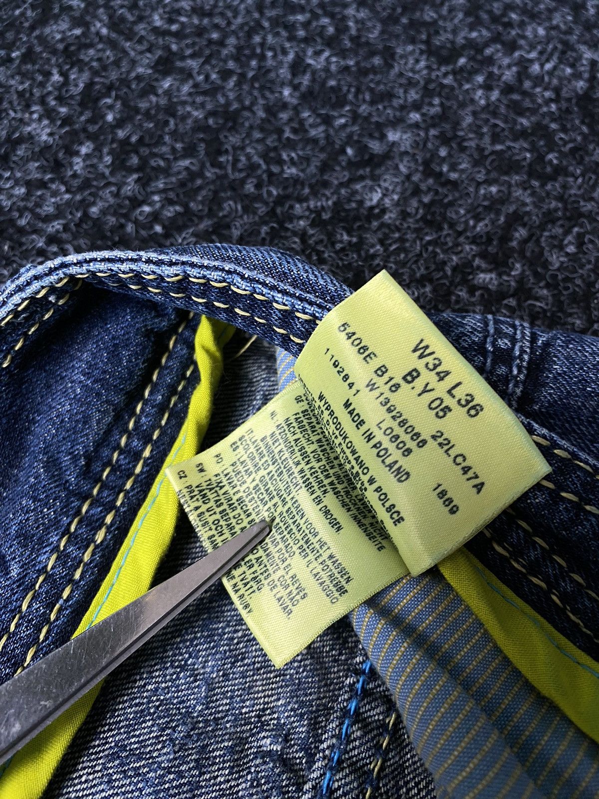 If Six Was Nine × Vintage × Wrangler Vintage 90s Y2K Wrangler Denim Jeans baggy pants Size US 34 / EU 50 - 8 Thumbnail