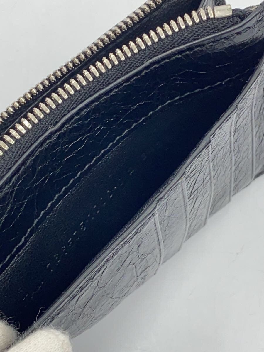 Balenciaga Balenciaga Monaco BB Logo Leather Coin Case Black Size ONE SIZE - 5 Thumbnail