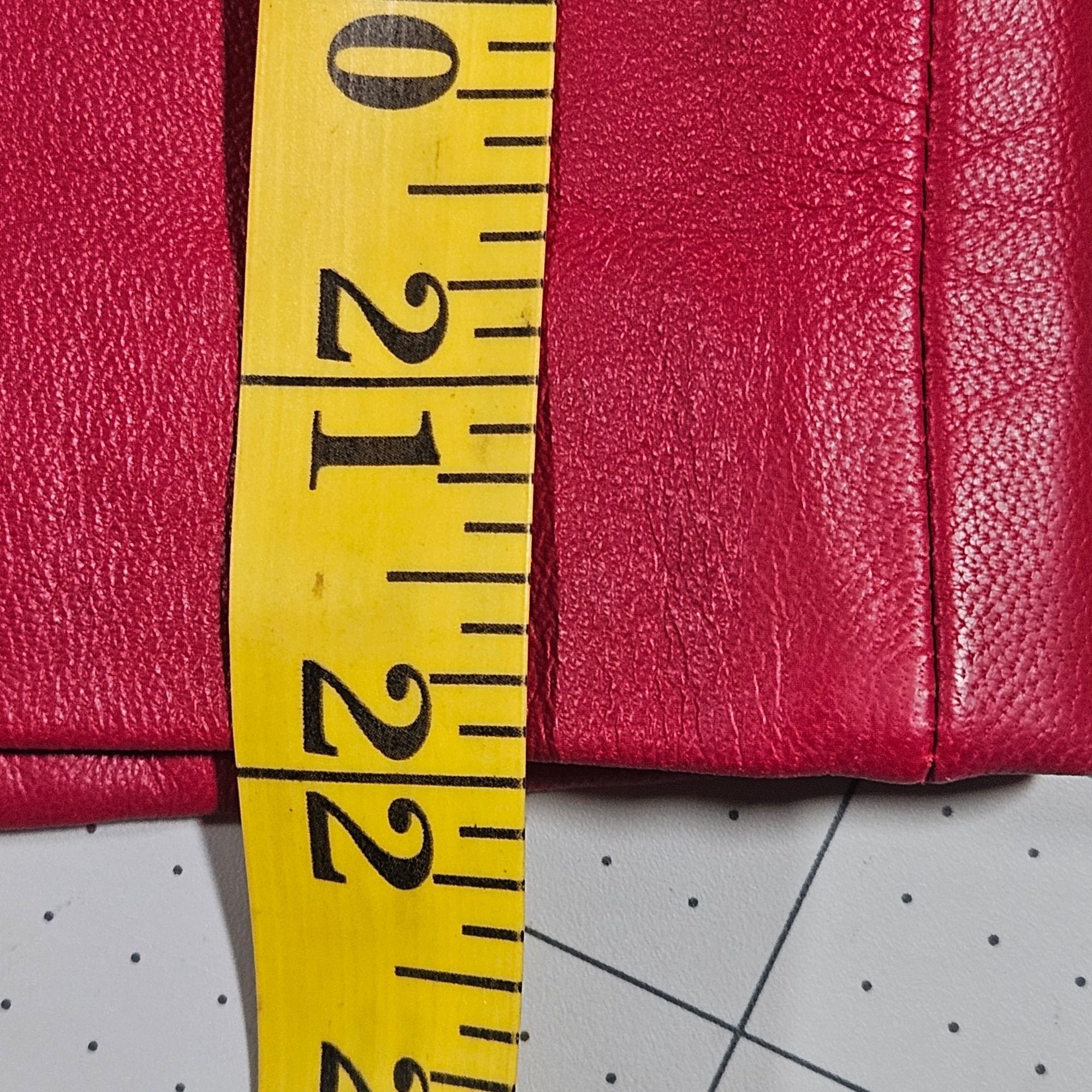 Lauren Ralph Lauren Lauren Ralph Lauren Women’s Red Leather Skirt 14 Y2K Quiet L Size 36" / US 14 / IT 50 - 11 Thumbnail