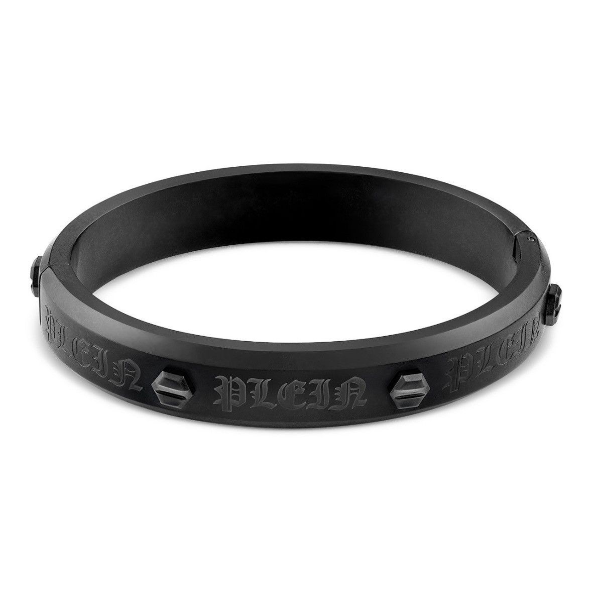 Philipp Plein Philipp Plein Gunmetal Bangle Bracelet Small Size ONE SIZE - 7 Thumbnail