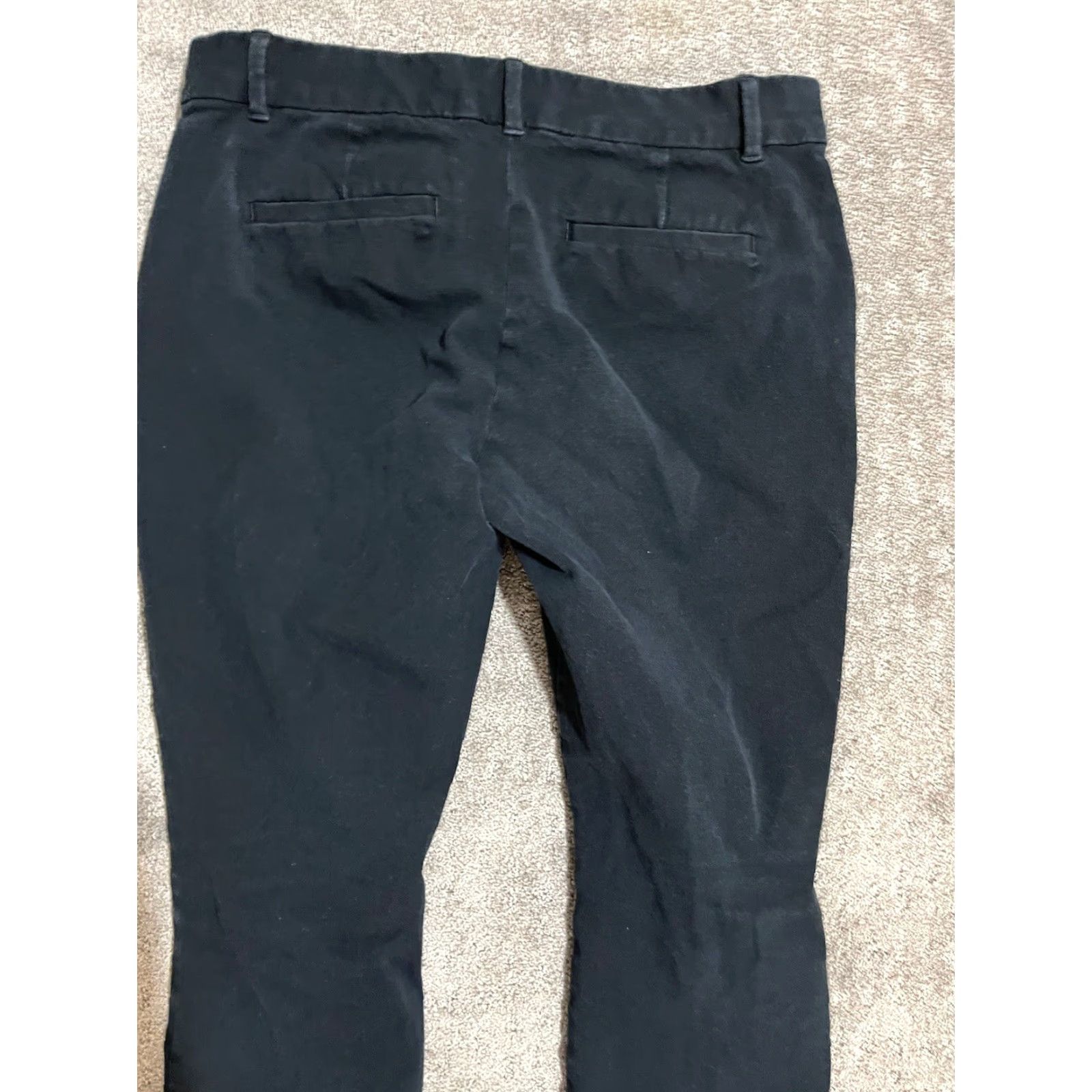 Gap Gap Pants Women's 10 Black Skinny Ankle Stretch Denim Cotton Blend 25in Inseam Solid Womens Size 32" / US 10 / IT 46 - 4 Thumbnail