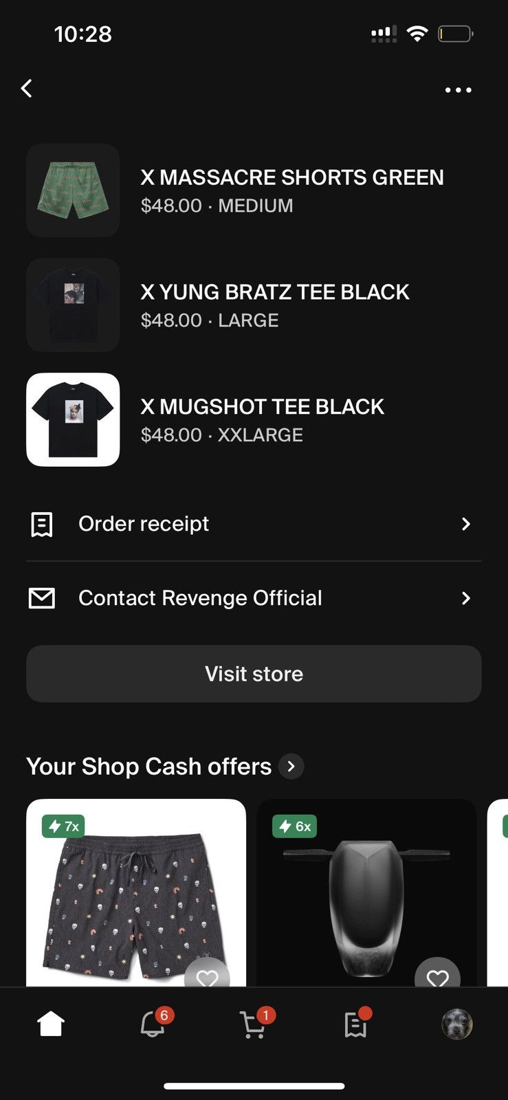 Revenge X young bratz t-shirt (black) Size US L / EU 52-54 / 3 - 6 Thumbnail