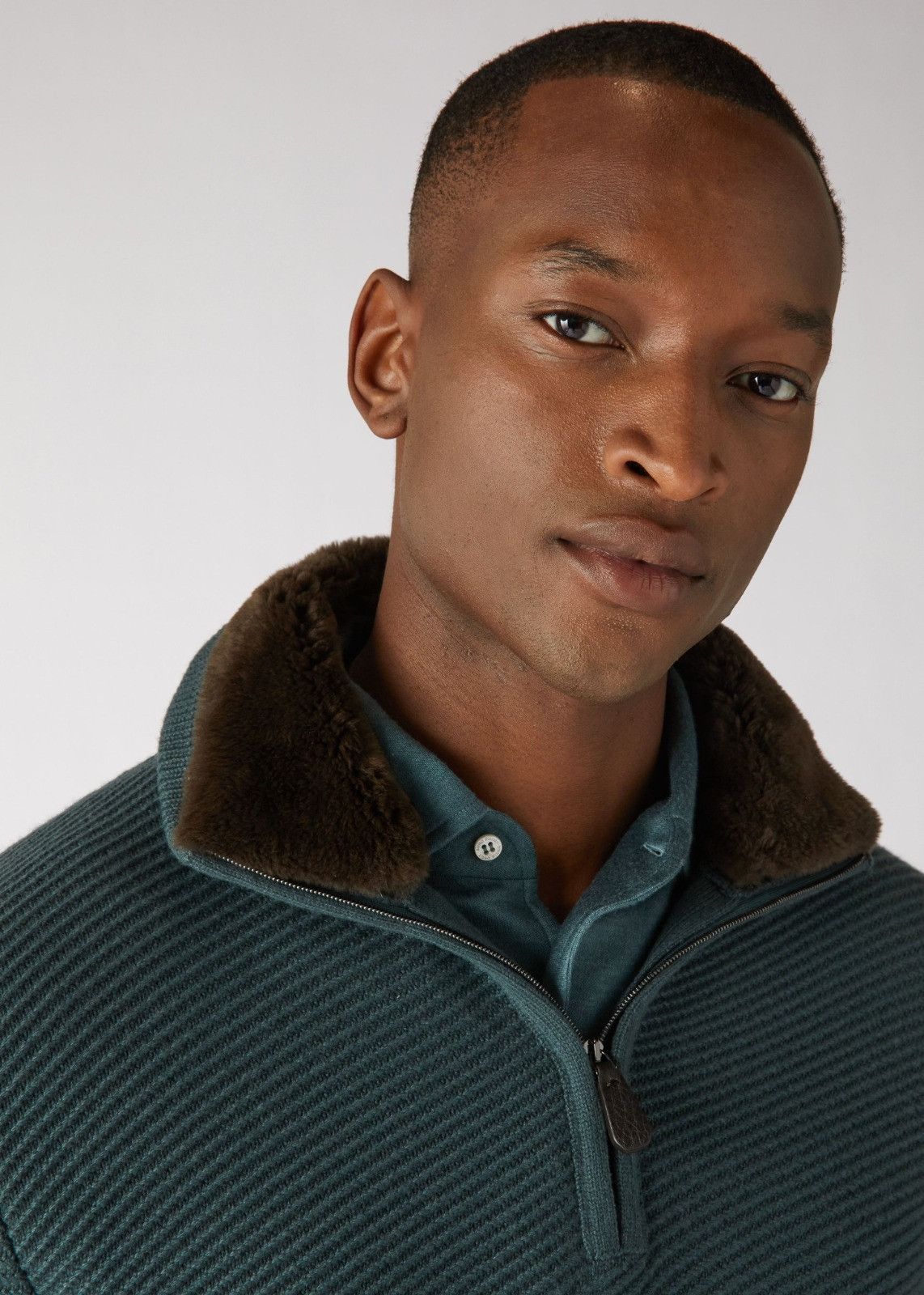 Loro Piana o1srvl11e1124 Half-zip Jumper in Sage Blue Size US XL / EU 56 / 4 - 3 Thumbnail