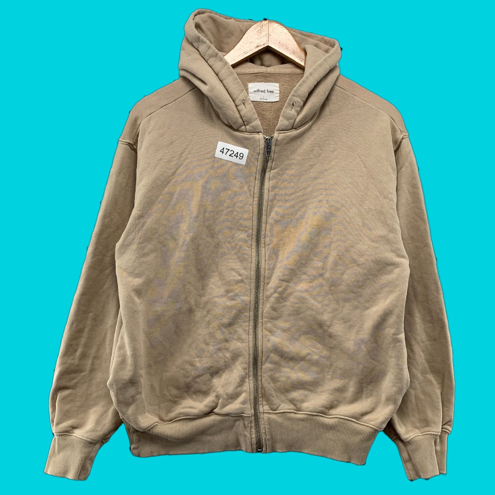 Aritzia Aritzia Wilfred Free Hoodie Sweatshirt Womens Size 1 Beige Tan Hooded Size S / US 4 / IT 40 - 1 Thumbnail