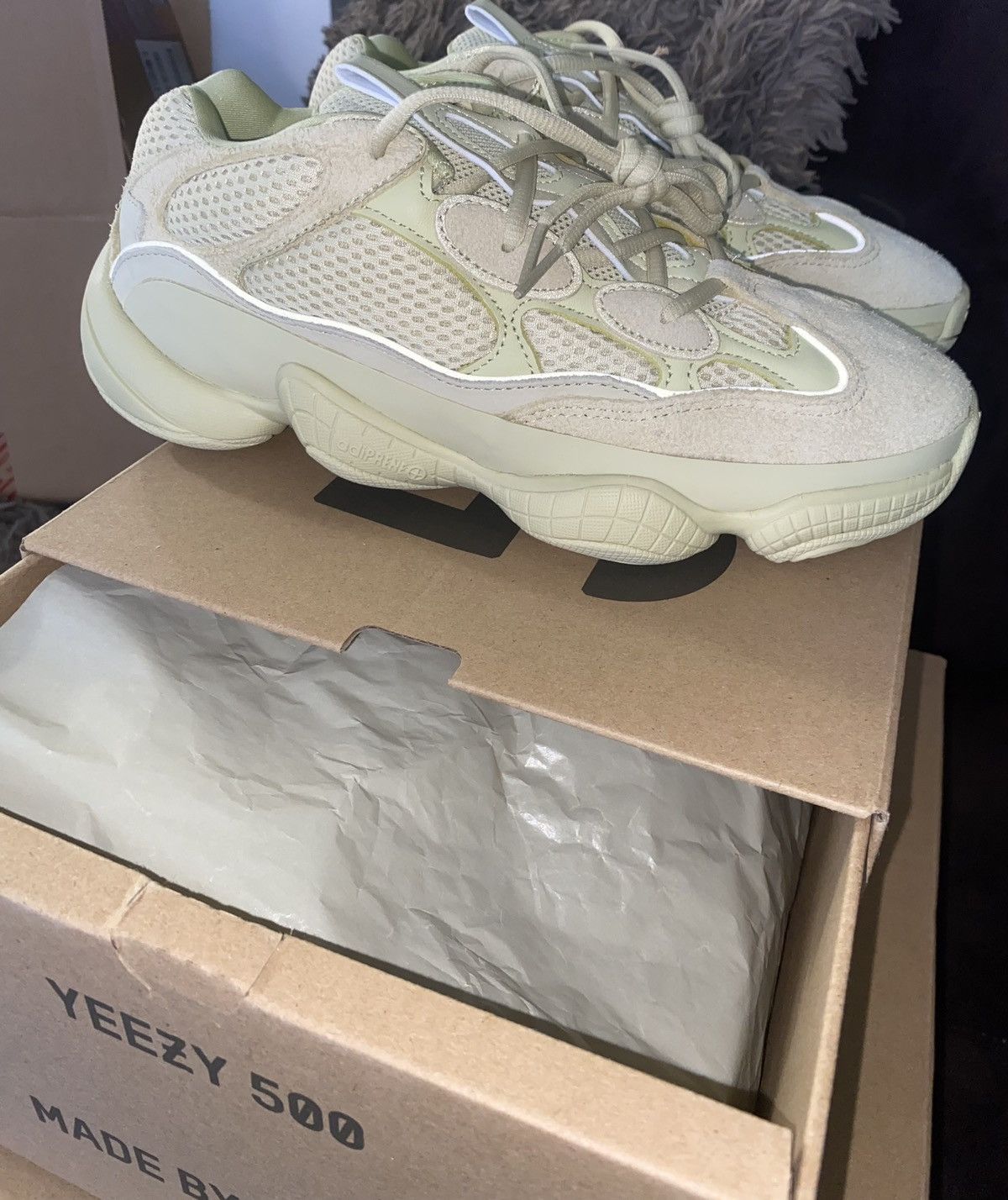 Yeezy adidas Yeezy 500 ‘Super Moon Yellow’ size 7.5M/9W DS OG All Size US 7.5 / EU 40-41 - 3 Thumbnail