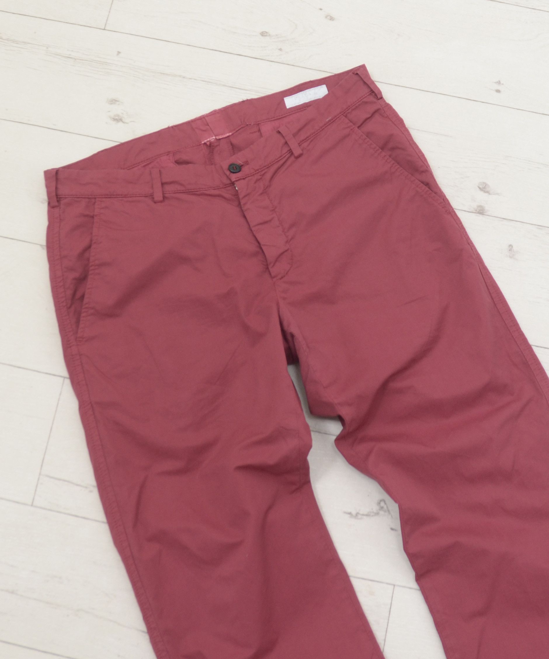 Prada Luxury Prada Linea Bordeaux Pants Chino sz 46 classic casual Size US 30 / EU 46 - 2 Thumbnail