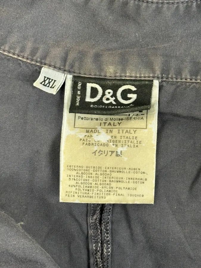 Dolce & Gabbana AW2004 Dolce & Gabbana Parachute Blue Cargo Bondage Shirt Size US L / EU 52-54 / 3 - 12 Thumbnail