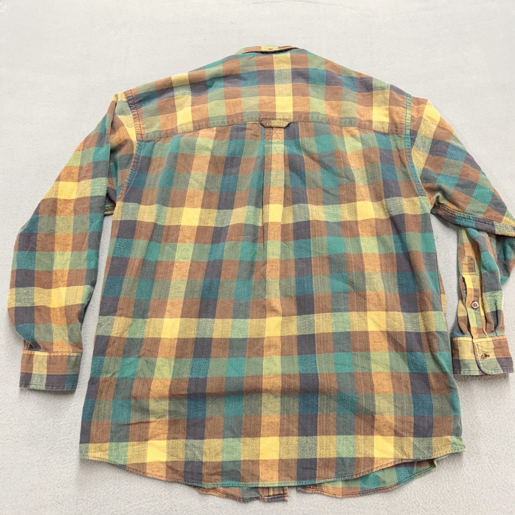 Gant Gant Shirt Mens Large Multicolor Cambridge Plaid Flannel Button Down Casual Size US L / EU 52-54 / 3 - 5 Thumbnail