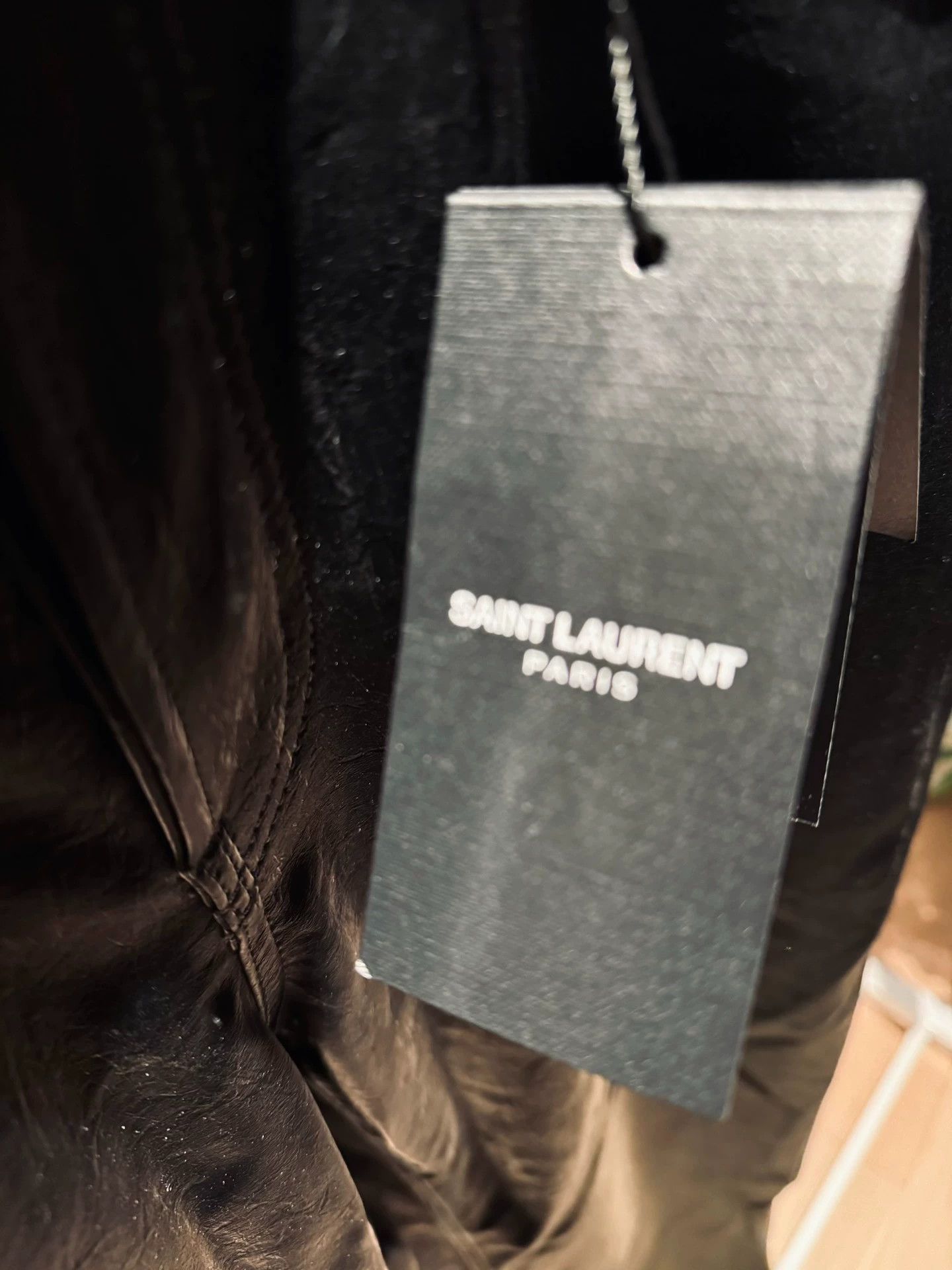 Saint Laurent Paris SLP 23FW Runway Calfskin Water Ripple Bootcut Unisex Size US 28 / EU 44 - 7 Thumbnail