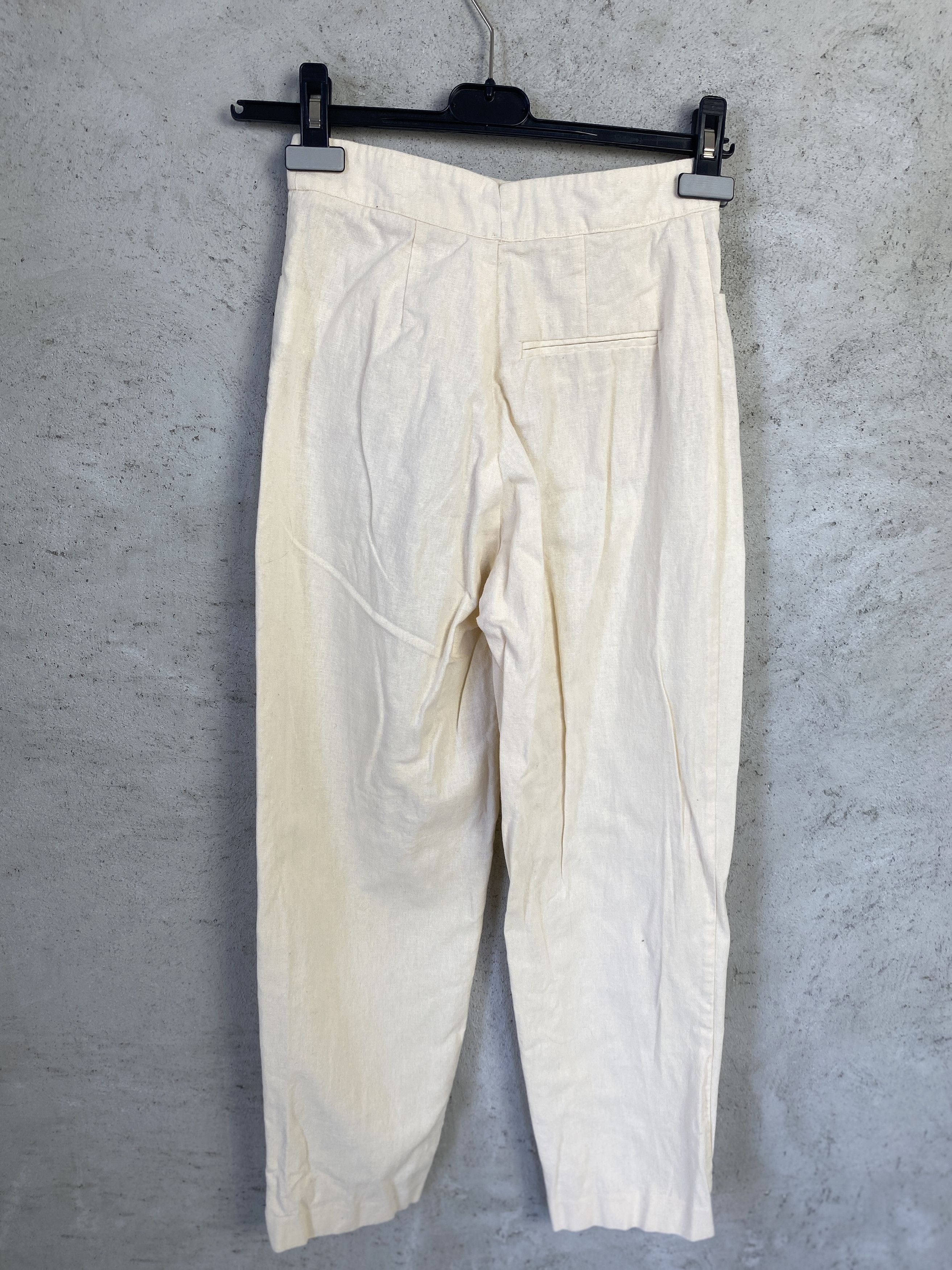 Toteme Toteme cotton linen casual pants formal Size 23" - 3 Thumbnail