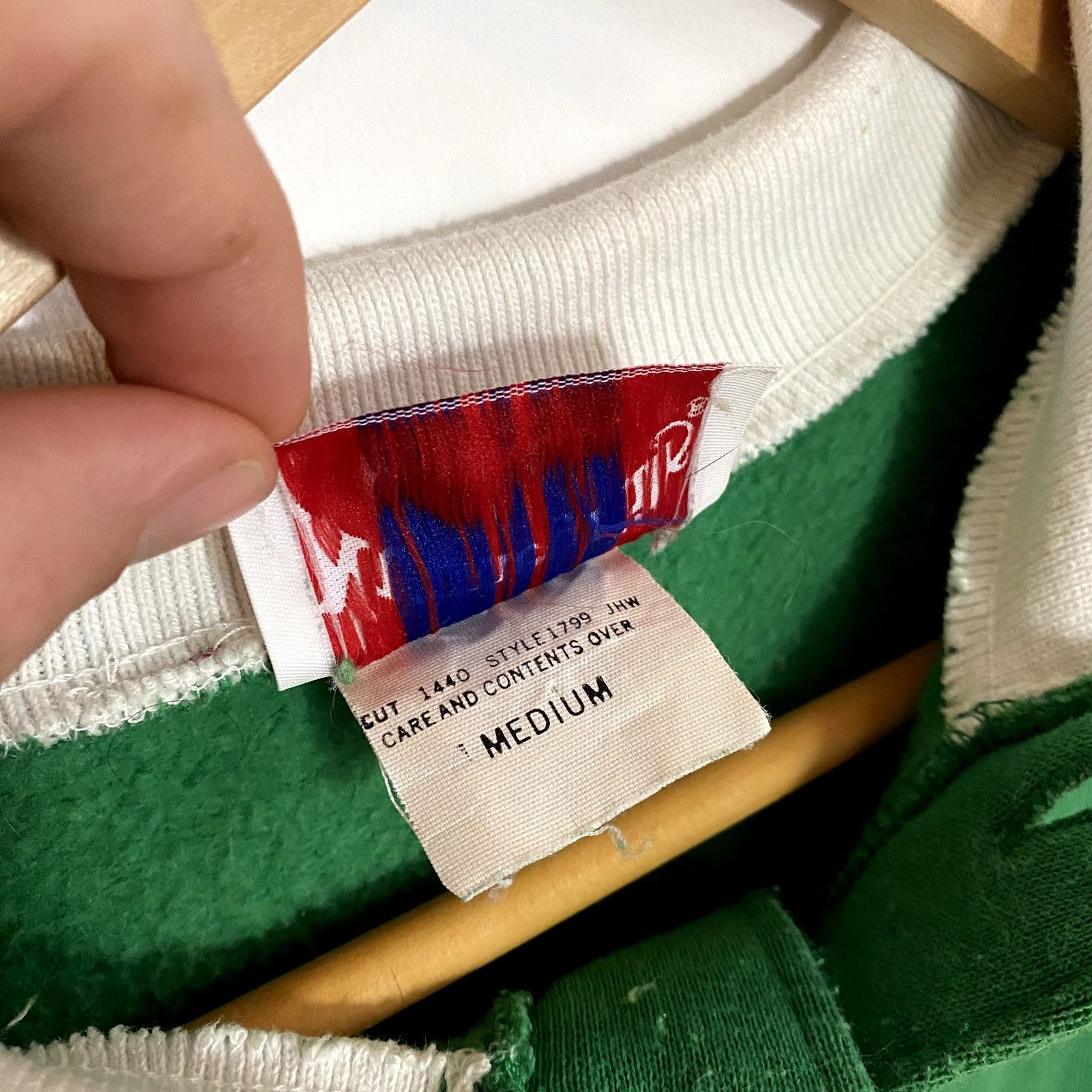 Nutmeg Vintage Ireland Rugby Polo Sweatshirt Nutmeg Mills 90s Size US M / EU 48-50 / 2 - 4 Thumbnail