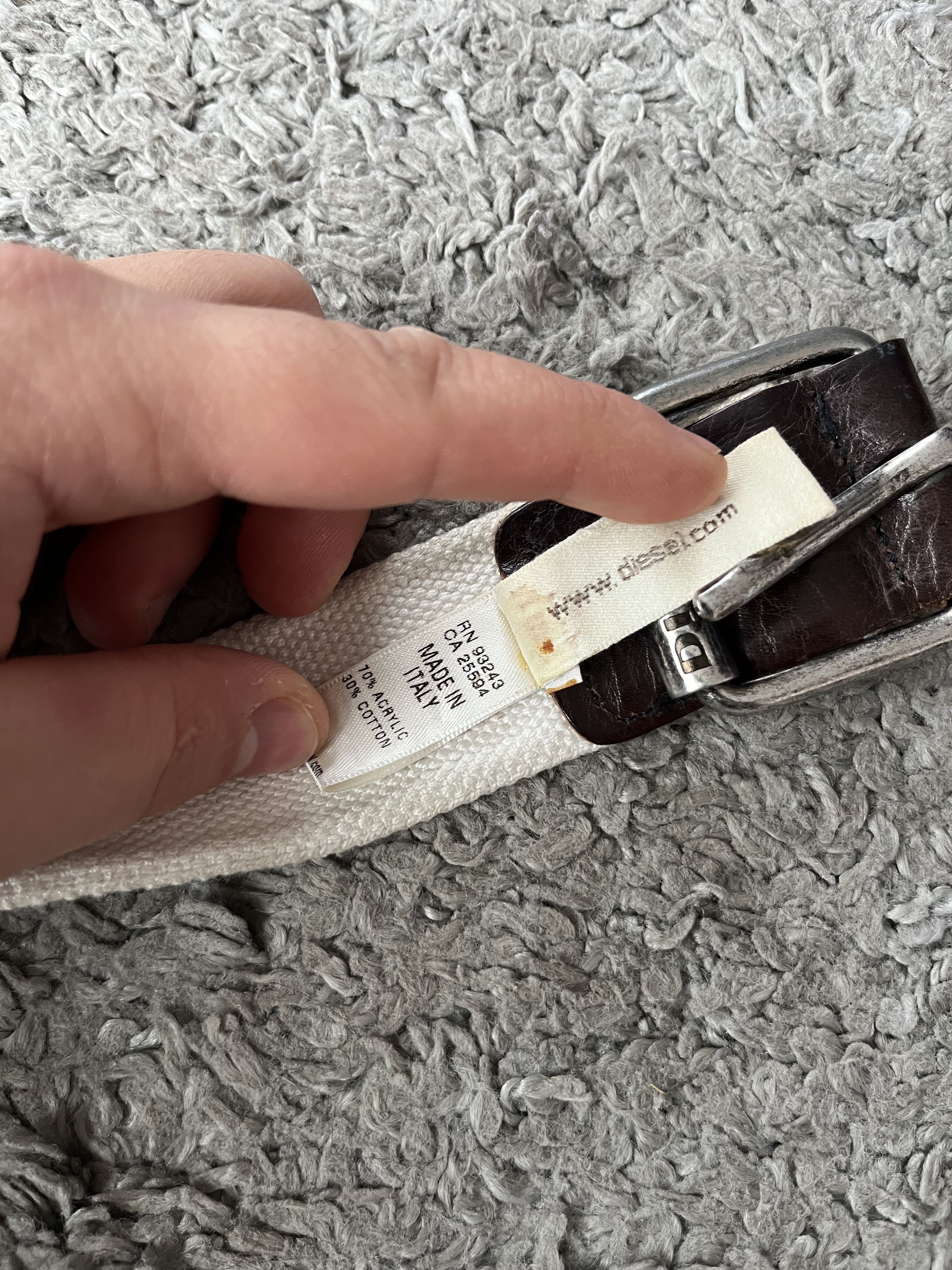 Diesel Vintage Avant Garde Belt Diesel Y2K Style Streetwear Size 40 - 5 Thumbnail