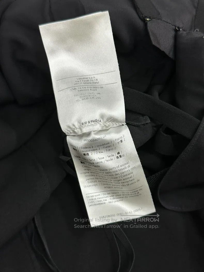 Valentino Valentino Black pleated cape dress Size L / US 10 / IT 46 - 9 Thumbnail