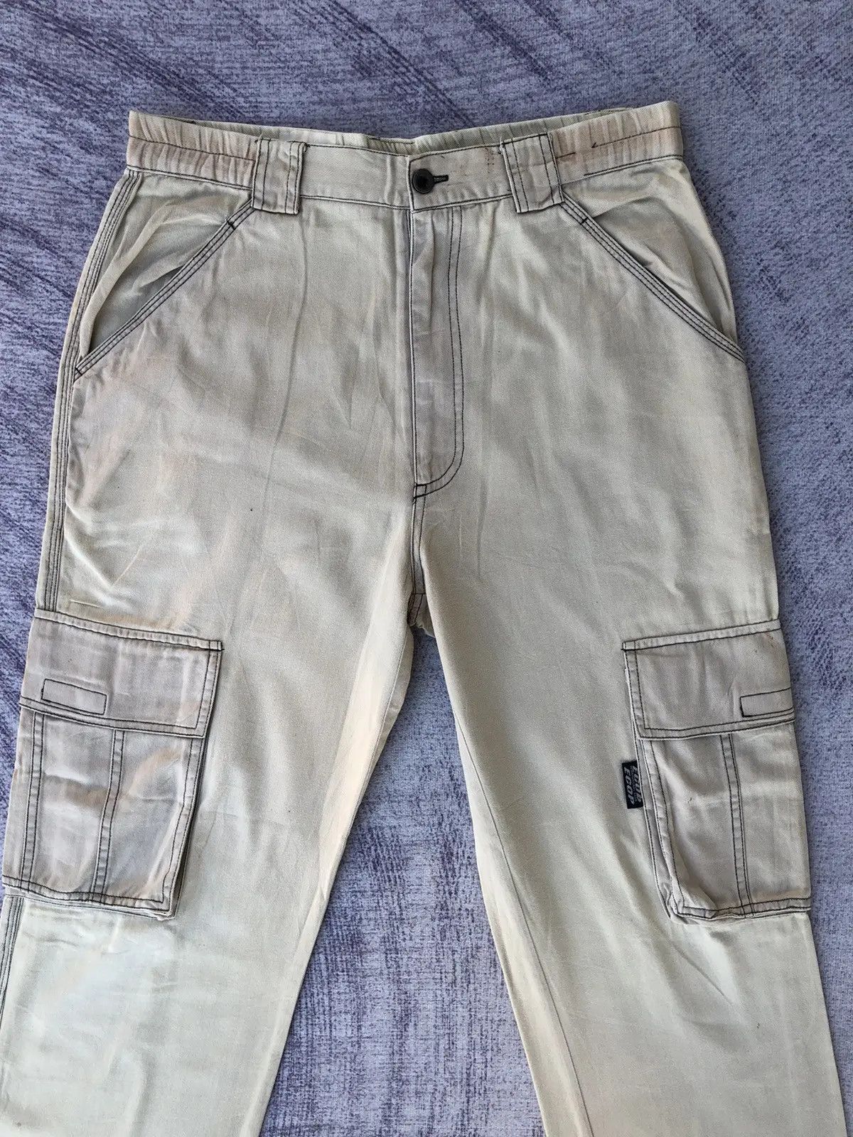 Designer × Japanese Brand Faded Cargo Pants Japanesebrand 6 Pocket Tactical Size US 29 - 2 Thumbnail