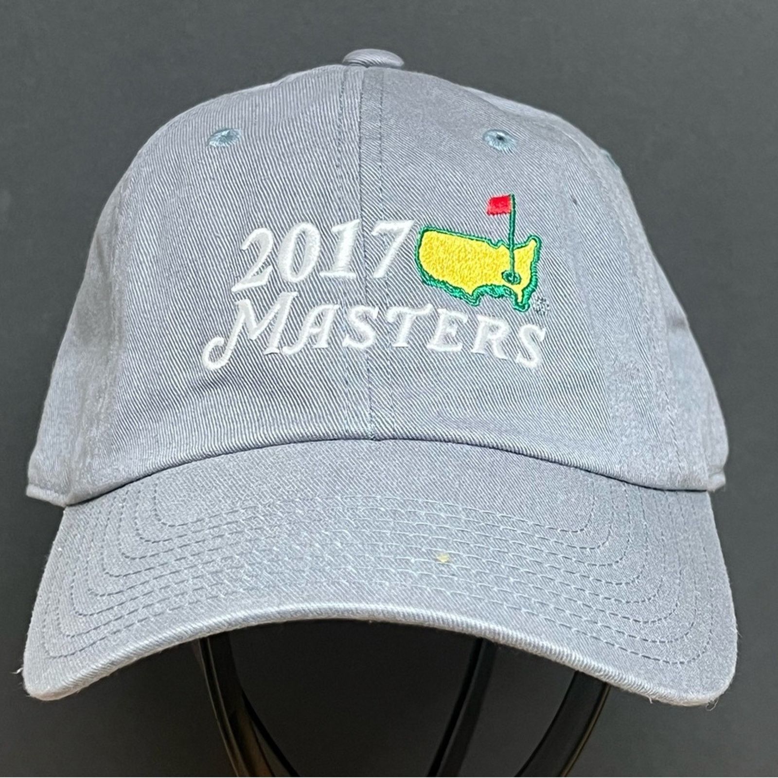 American Needle 2017 Masters Golf Hat Cap Gray American Needle Strapback Size ONE SIZE - 1 Thumbnail