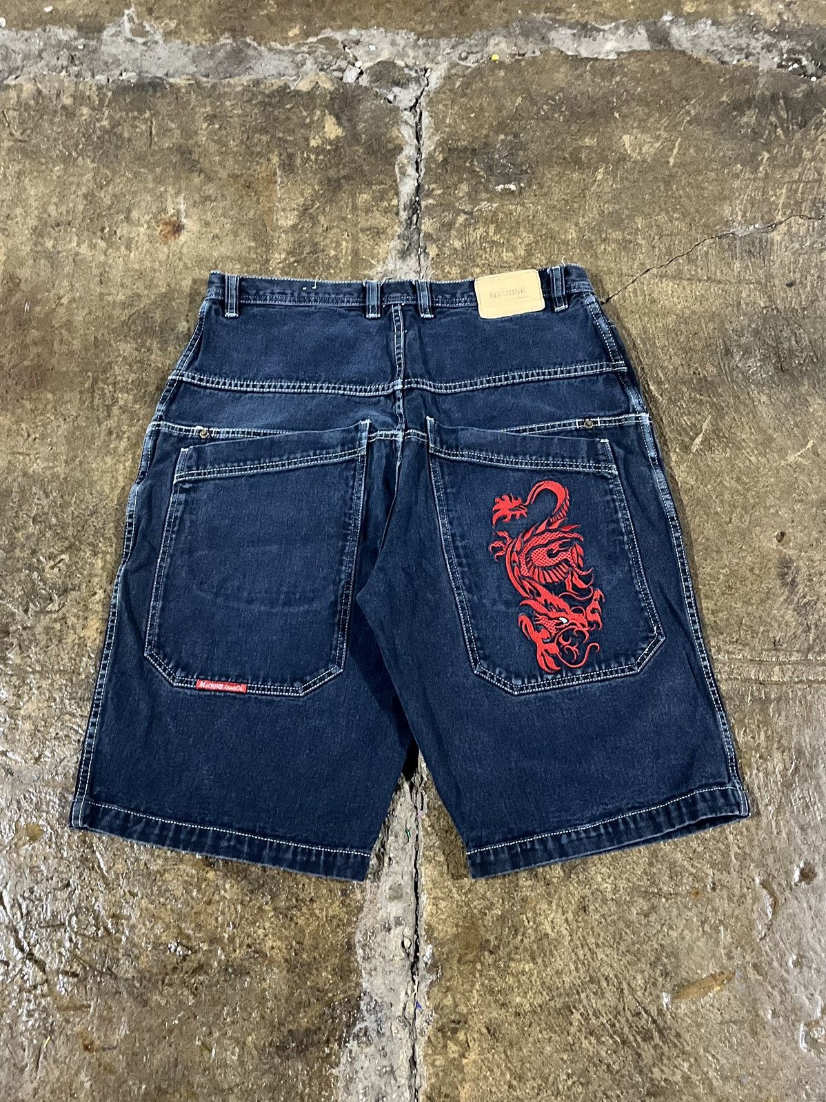 Ed Hardy × JNCO × Vintage Crazy Vintage Y2K Dragon Jorts JNCO Skater ...