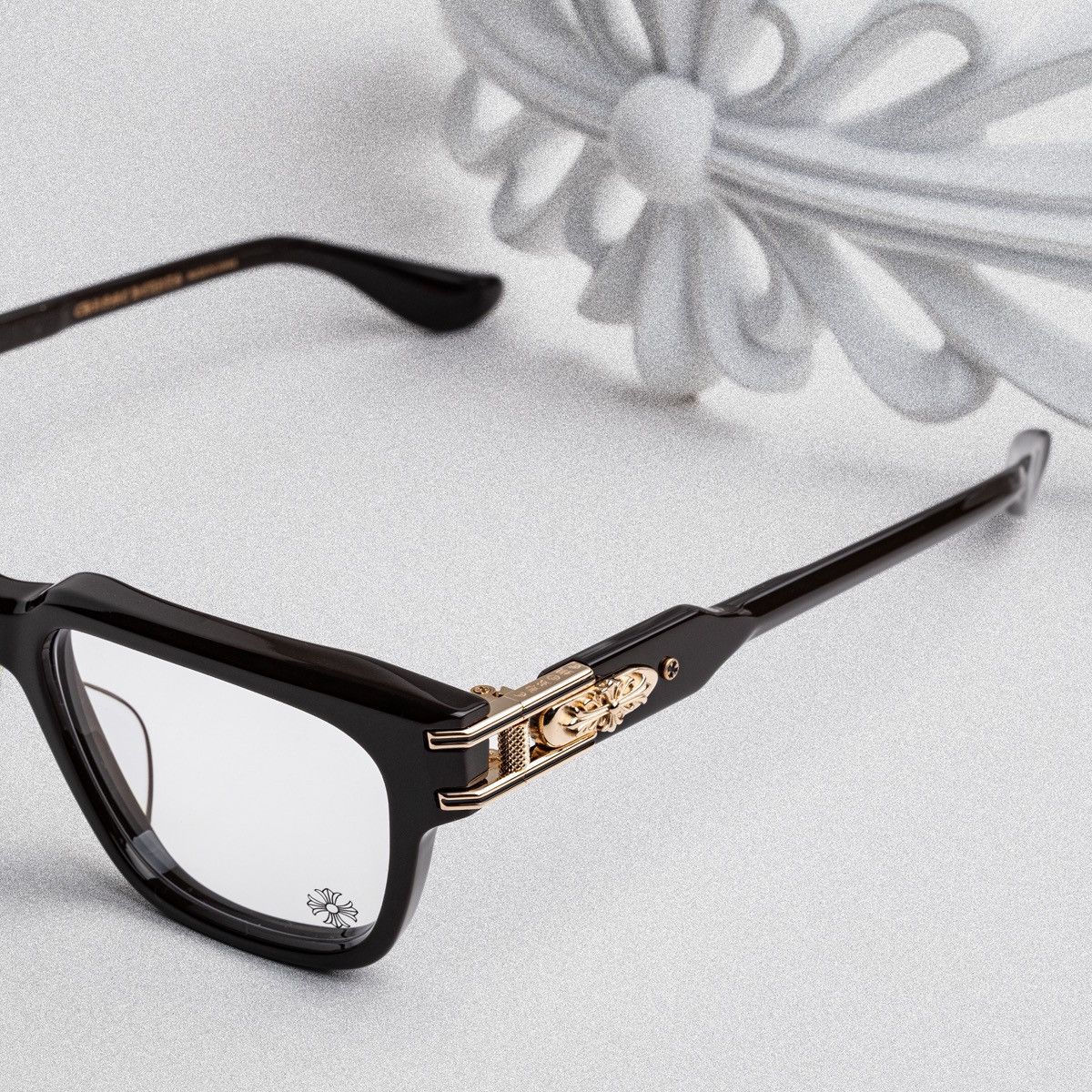 Chrome Hearts CHROME HEARTS BULGE CLASSIC BROWN GLASSES Size ONE SIZE - 3 Thumbnail