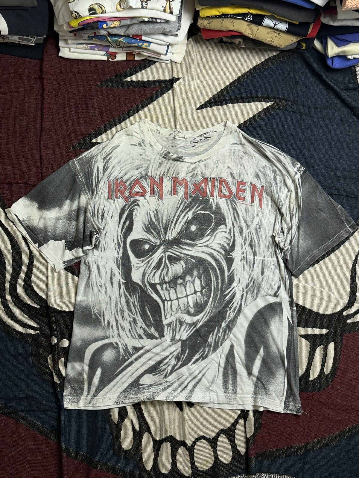 Band Tees × Vintage Vintage Iron Maiden Size US XL / EU 56 / 4 - 1 Thumbnail