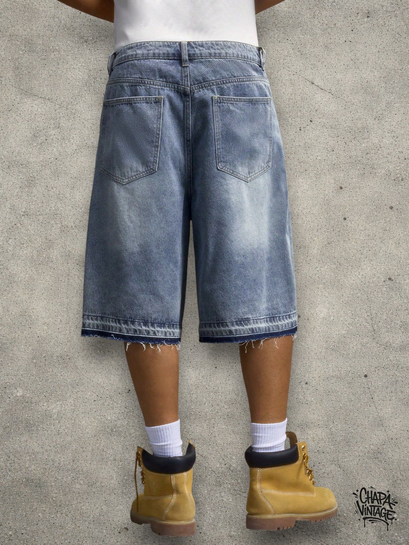 Vintage Washed jeans shorts Size US 32 / EU 48 - 3 Thumbnail